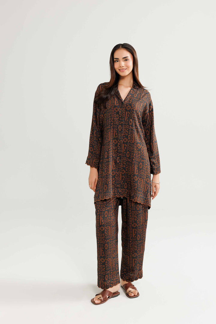 2 Piece - Embroidered Suit - KLW25-11 for Women - Pret Collection | Nishat | Shop Online