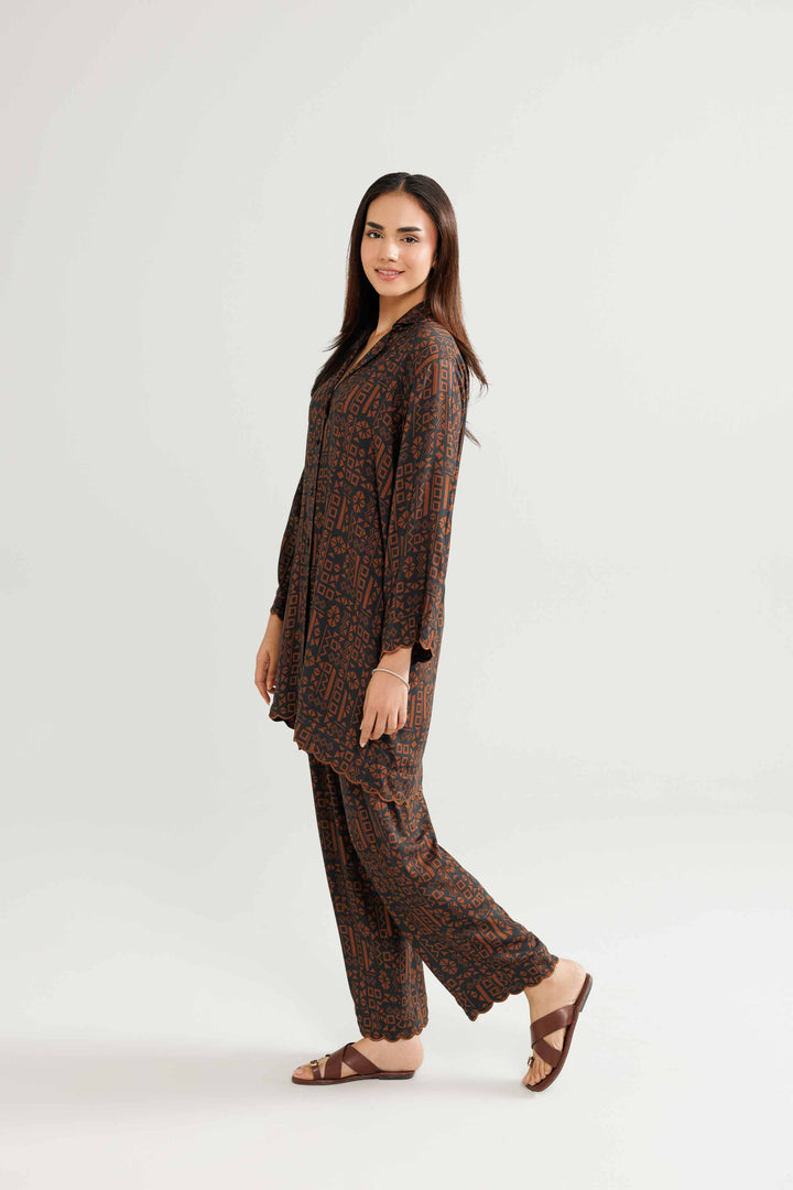2 Piece - Embroidered Suit - KLW25-11 for Women - Pret Collection | Nishat | Shop Online