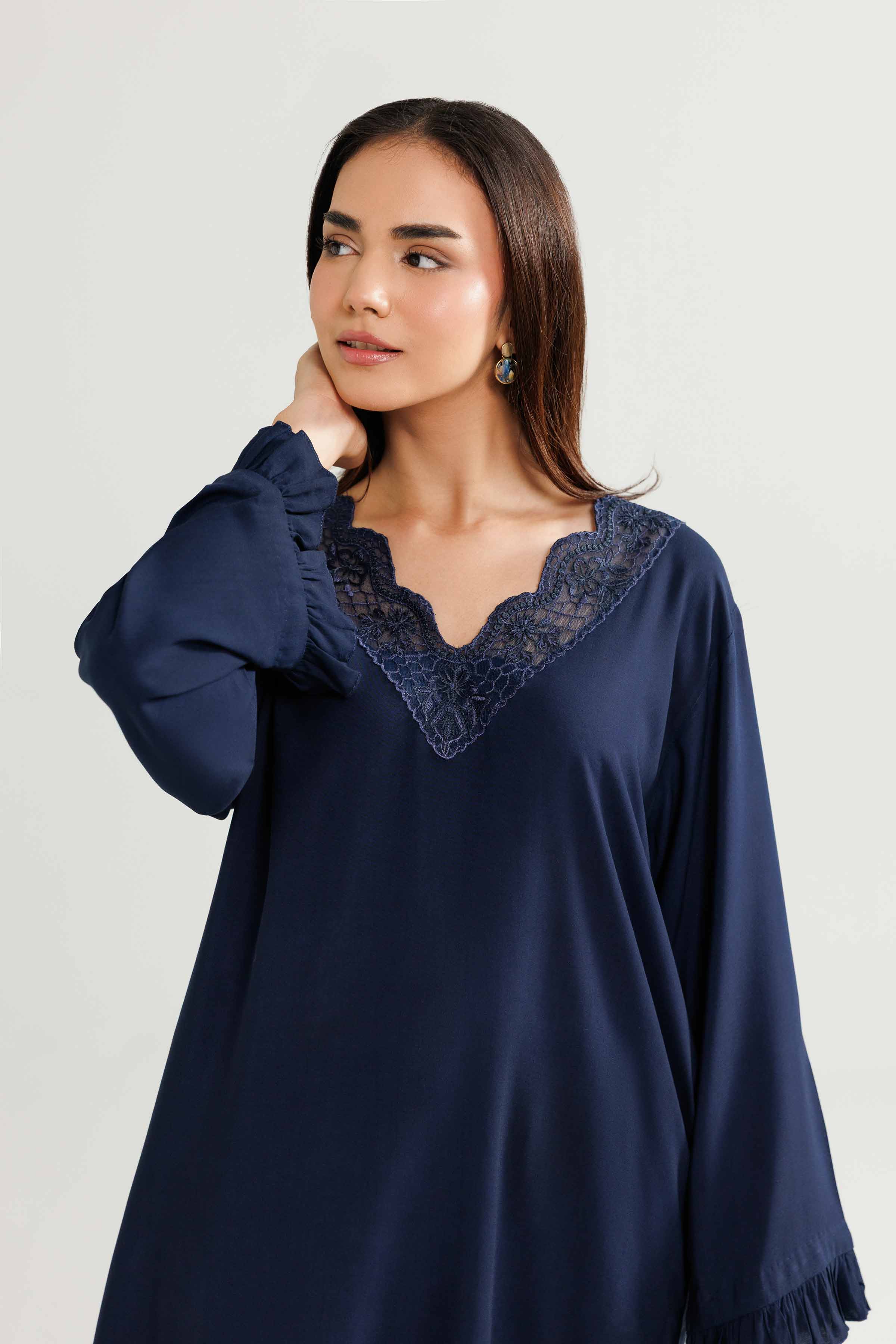 2 Piece - Embroidered Loungewear - KLW25-13 for Women - Pret Collection | Nishat | Shop Online