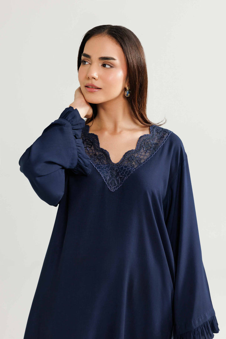 2 Piece - Embroidered Loungewear - KLW25-13 for Women - Pret Collection | Nishat | Shop Online