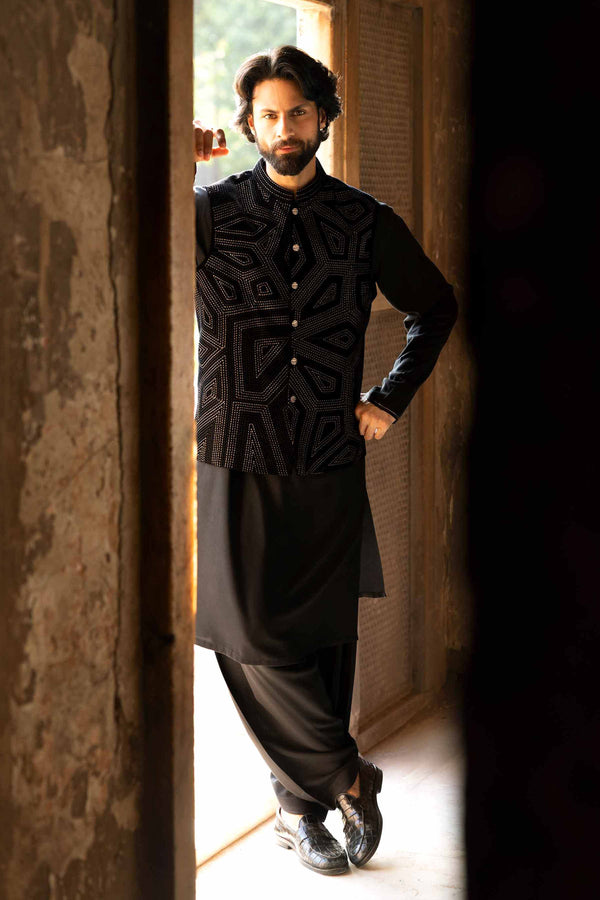 Embroidered Waistcoat - KNW25-08