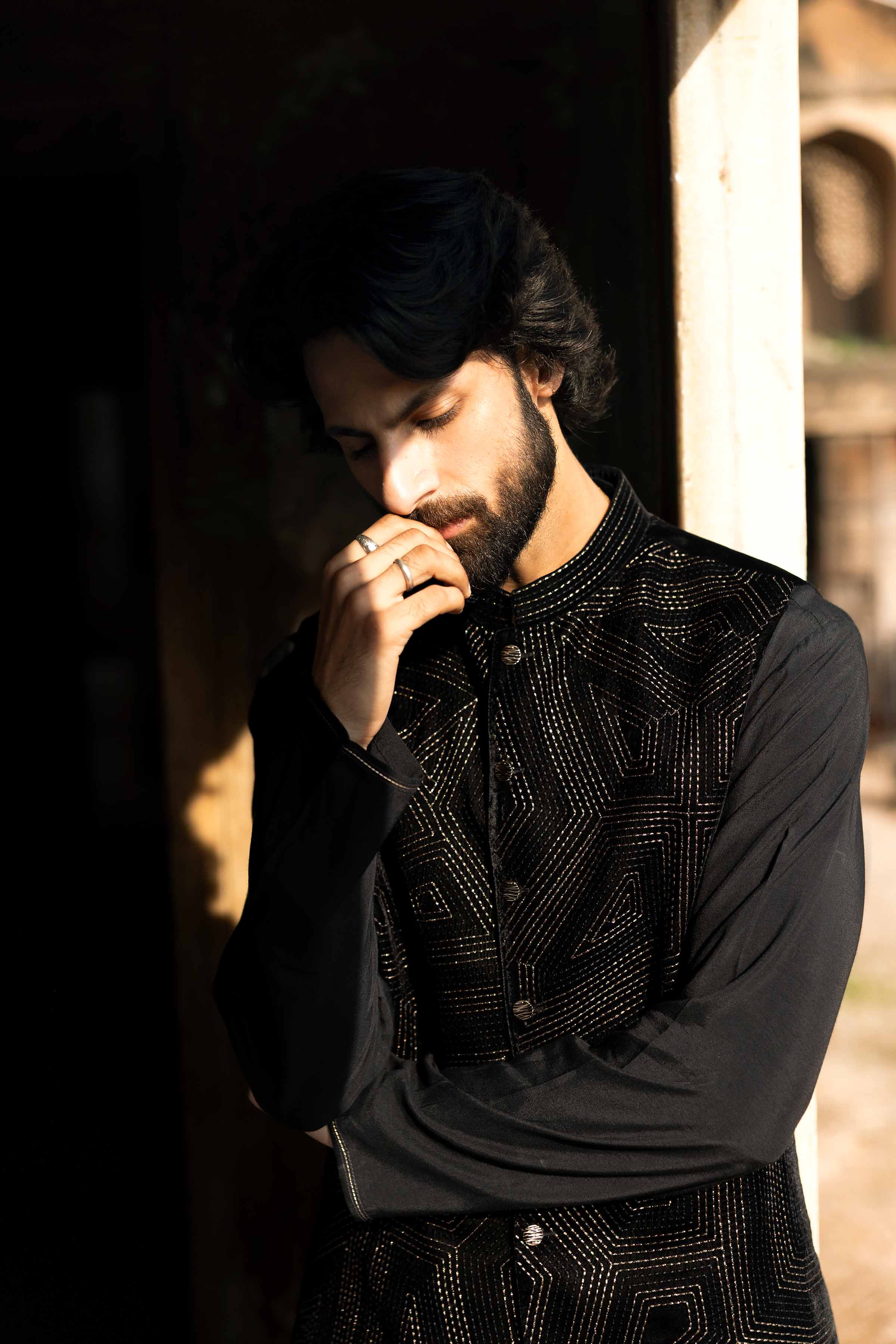 Embroidered Waistcoat - KNW25-08