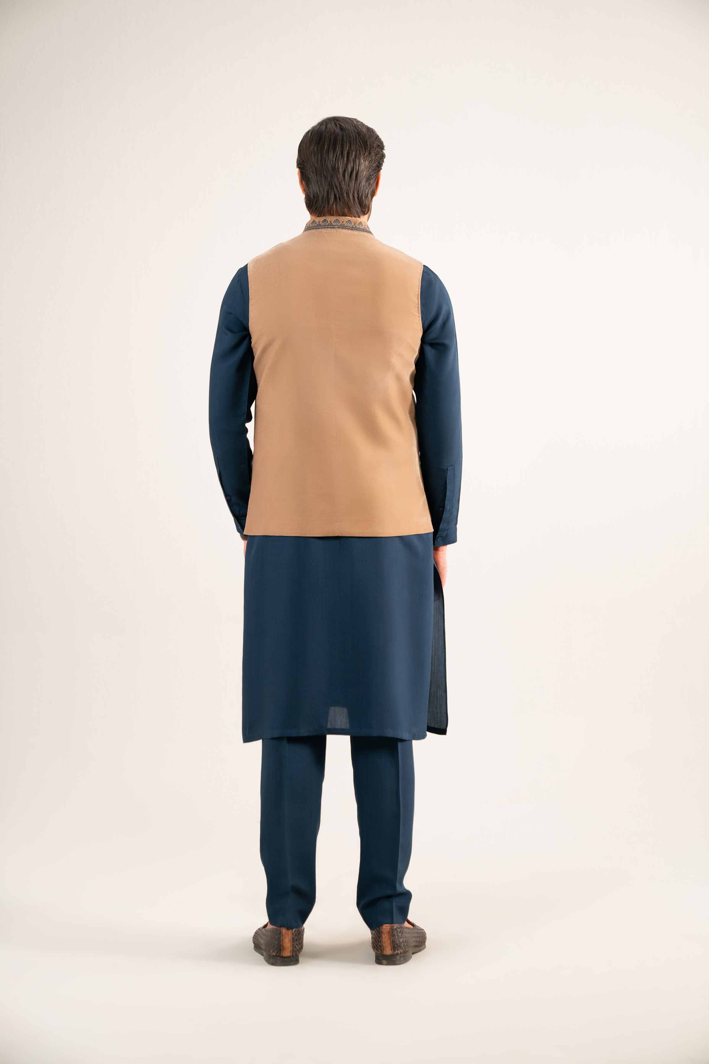 Embroidered Waistcoat - KNW25-12 for Men - Ready To Wear Collection | Nishat | Shop Online