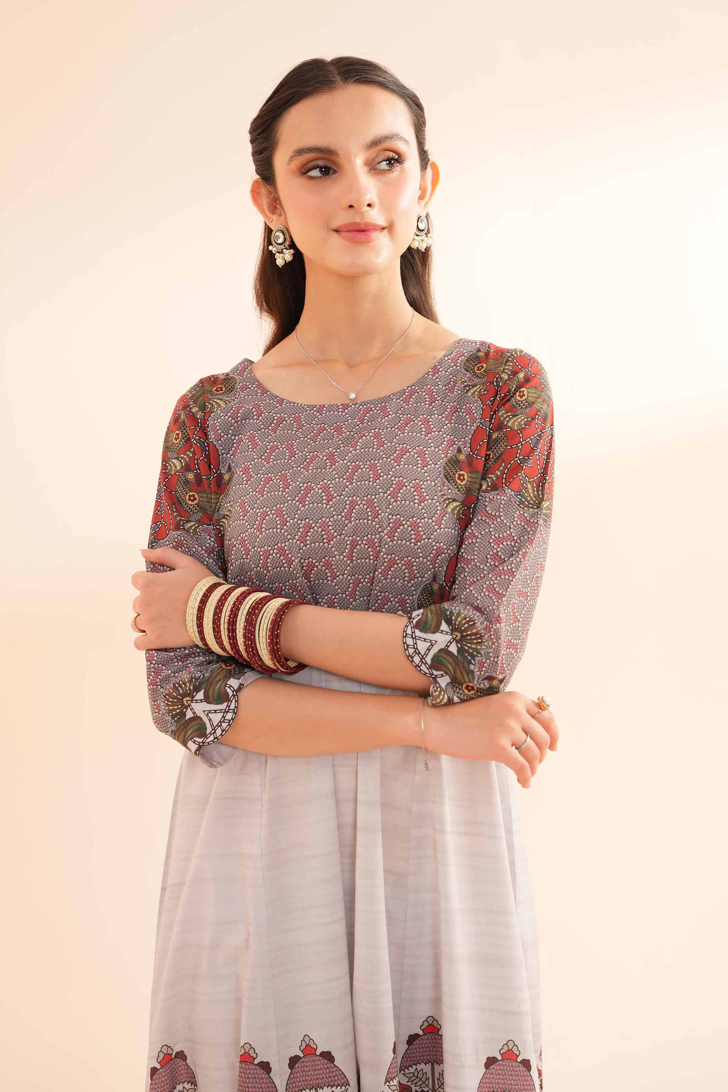 Printed Dress - KPE24-01