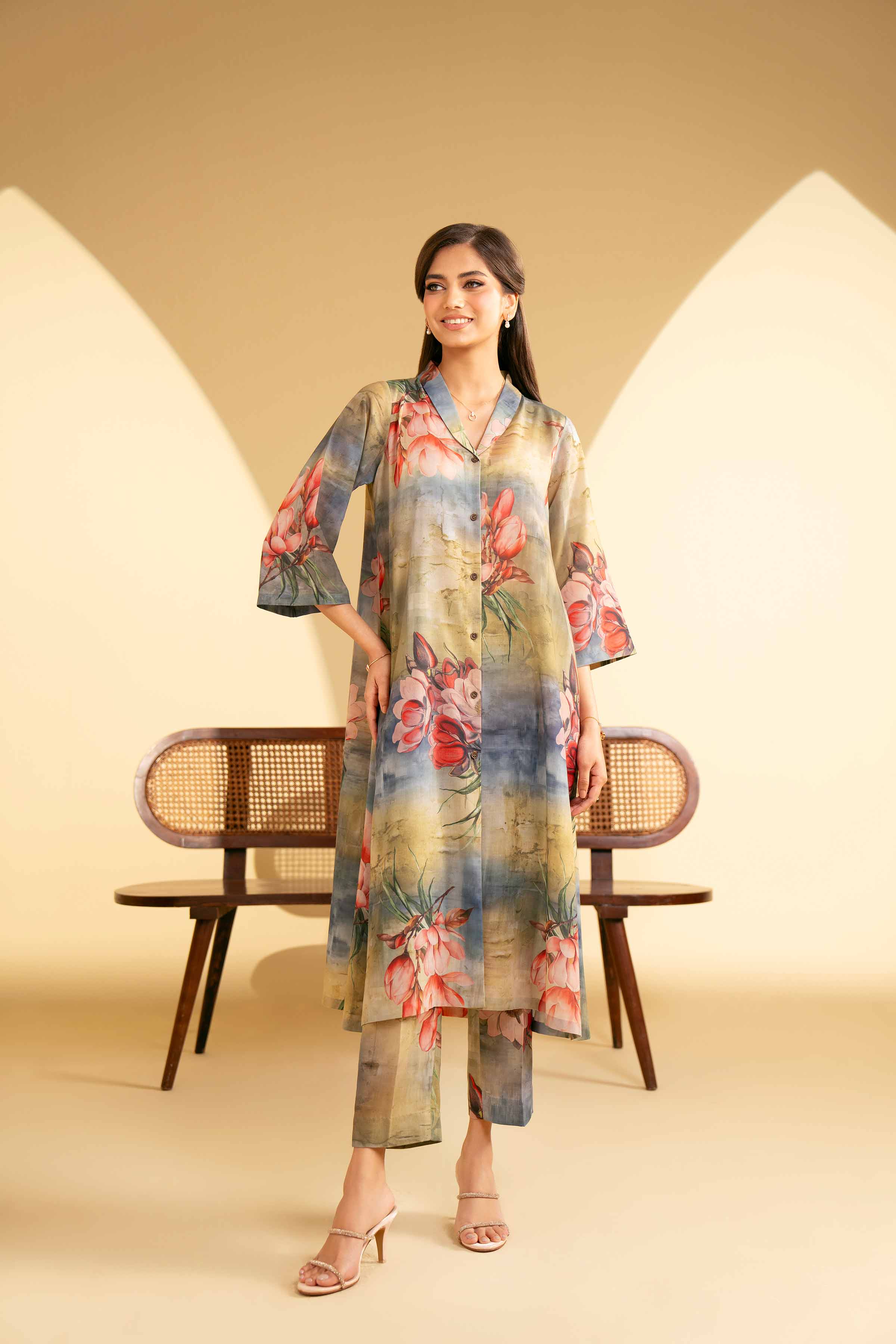 2 Piece - Printed Suit - KPE25-01