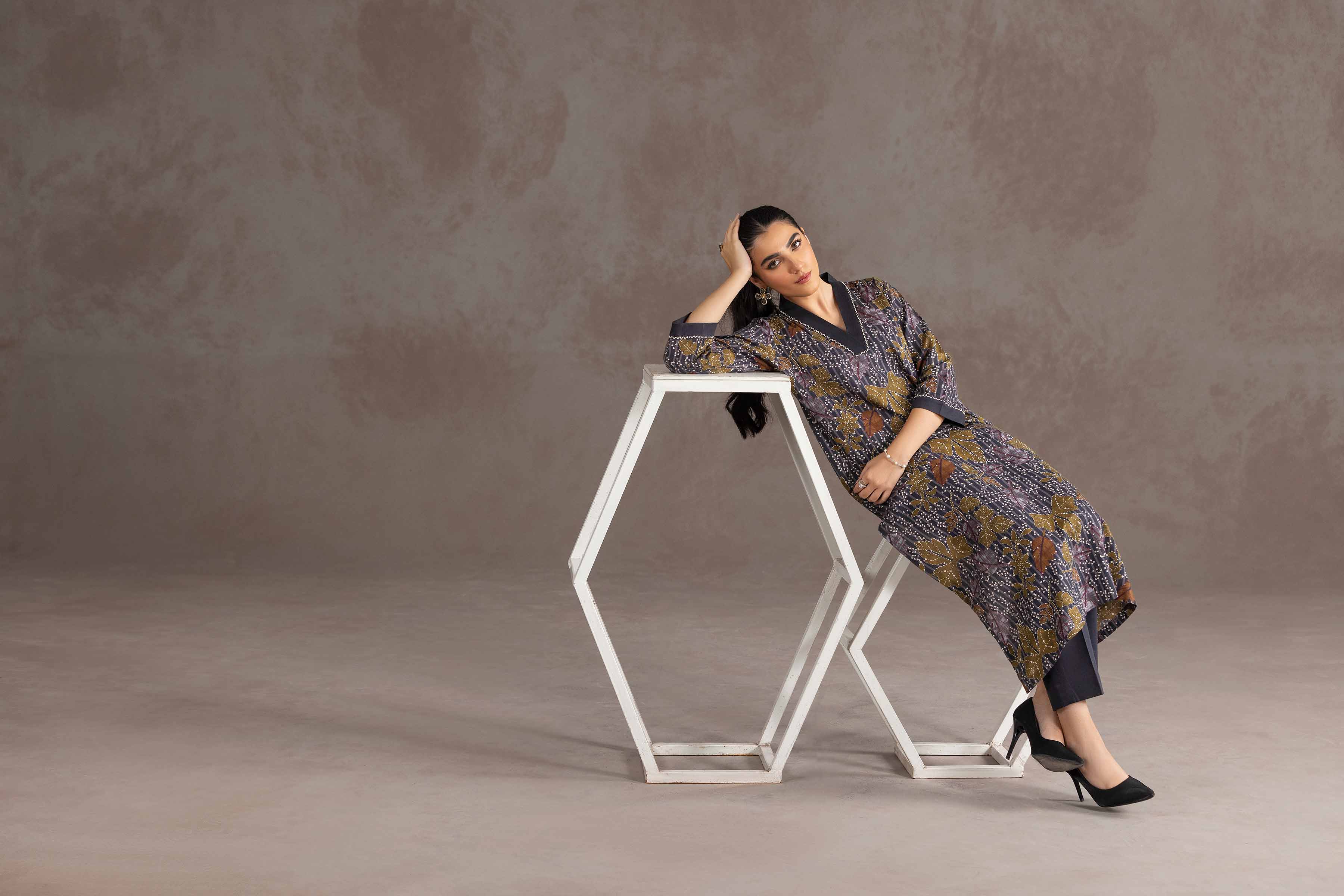 2 Piece - Printed Suit - KPW23-02