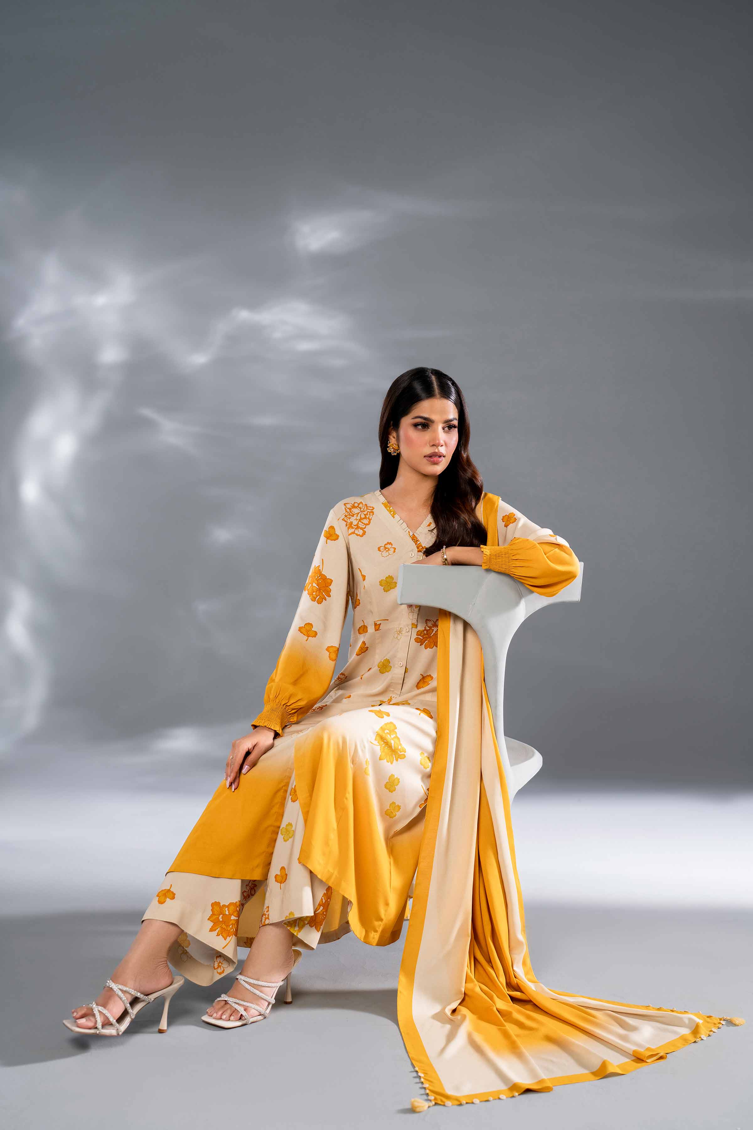 3 Piece - Printed Suit - KPW24-02
