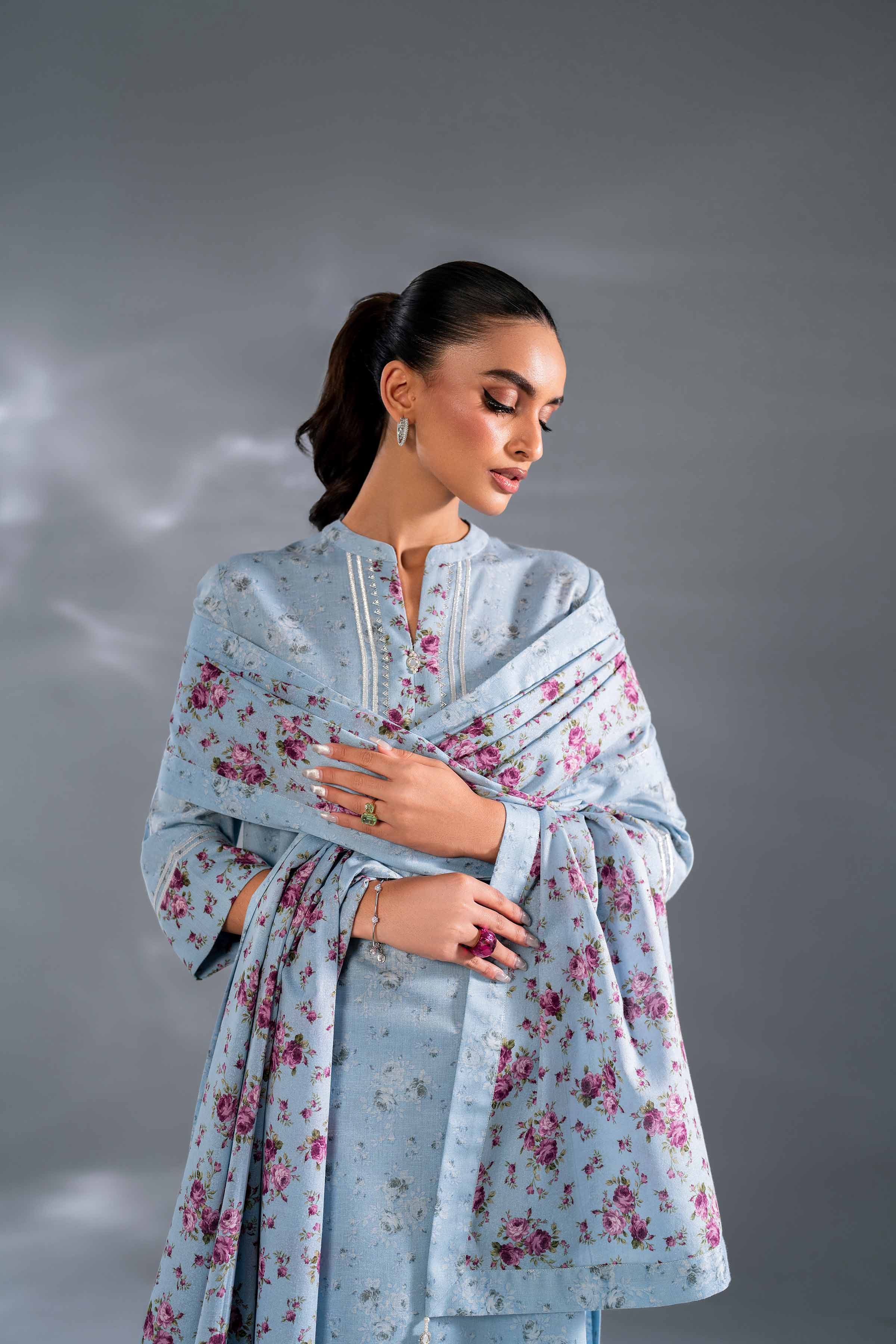 3 Piece - Printed Suit - KPW24-03