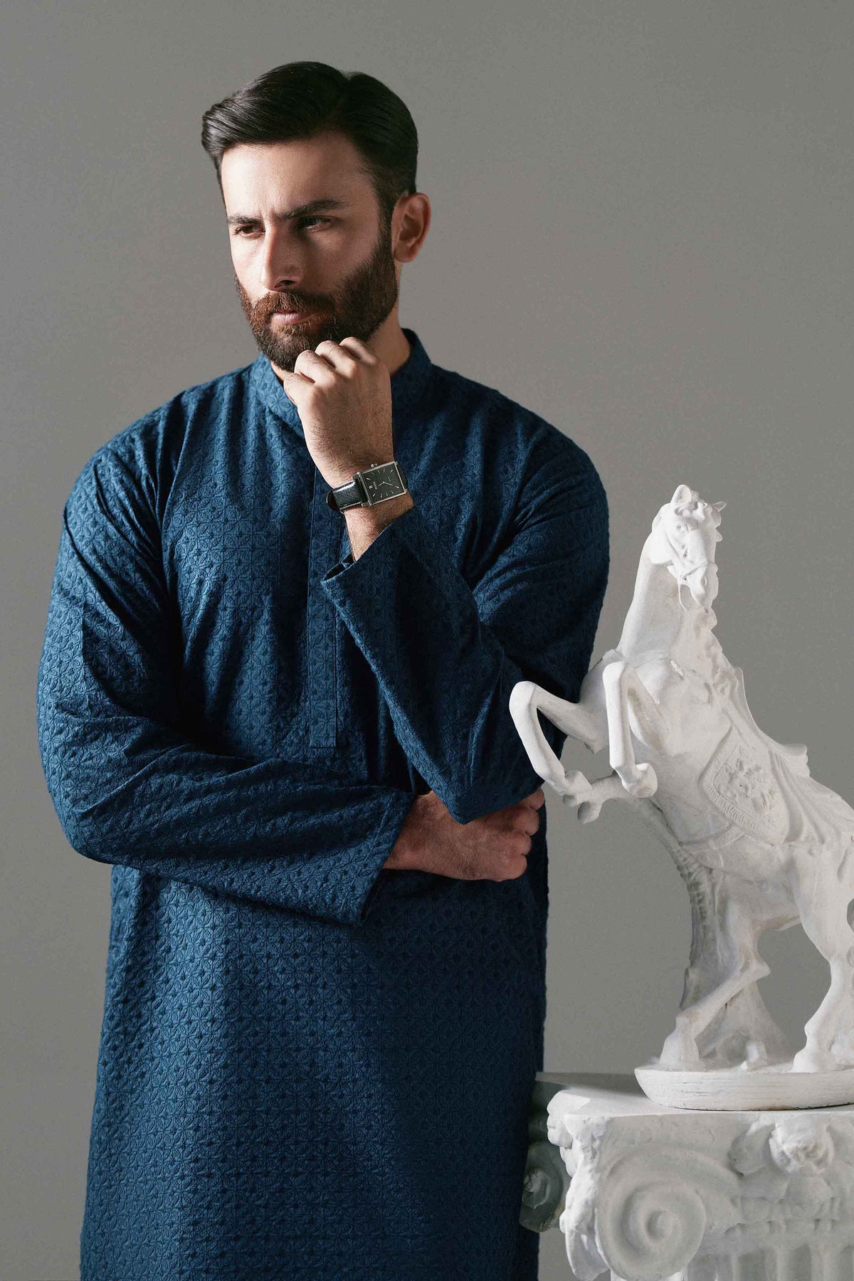 Embroidered Kurta - NLWS26-01 â€“ Menâ€™s Stitched Collection | Nishat | Shop Online