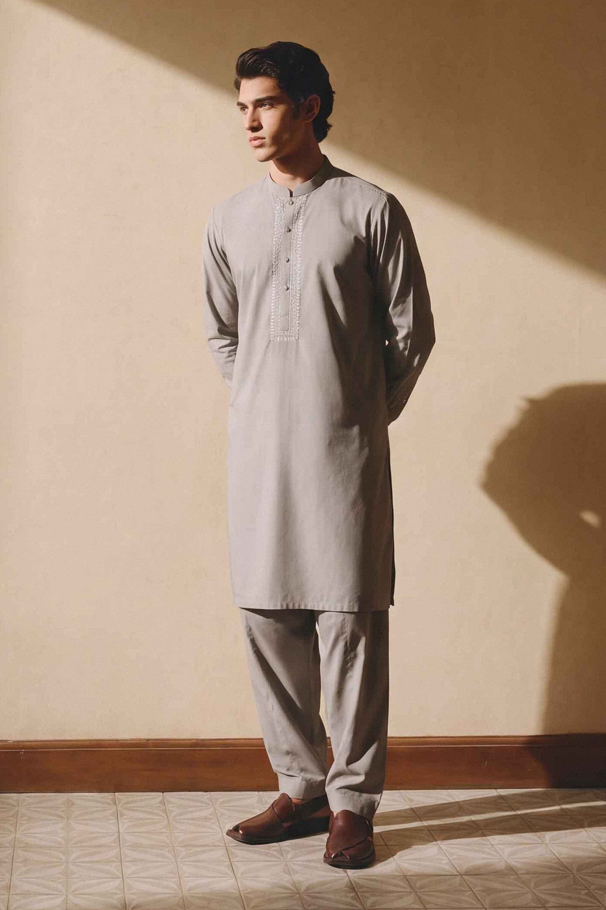2 Piece - Embroidered Suit - NLWS26-10 â€“ Menâ€™s Stitched Collection | Nishat | Shop Online