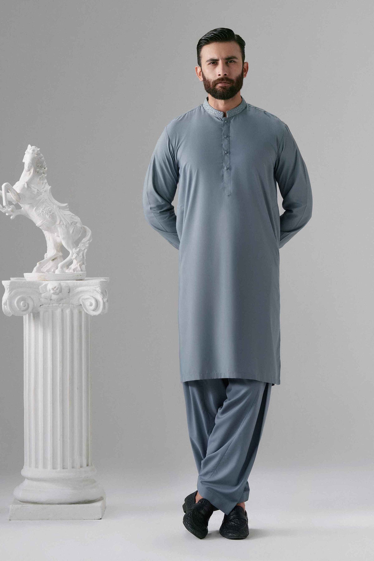 2 Piece - Embroidered Suit - NLWS26-14 â€“ Menâ€™s Stitched Collection | Nishat | Shop Online