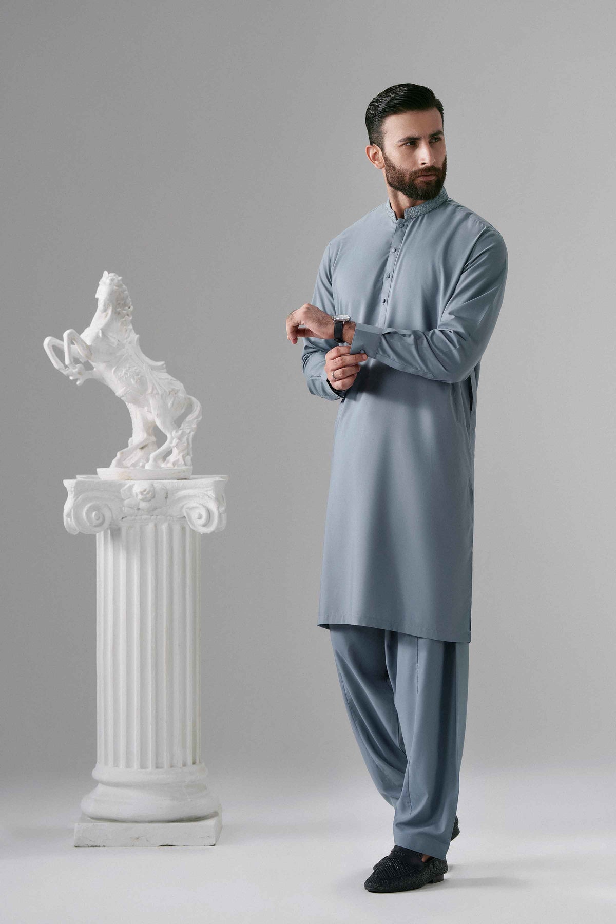 2 Piece - Embroidered Suit - NLWS26-14 â€“ Menâ€™s Stitched Collection | Nishat | Shop Online