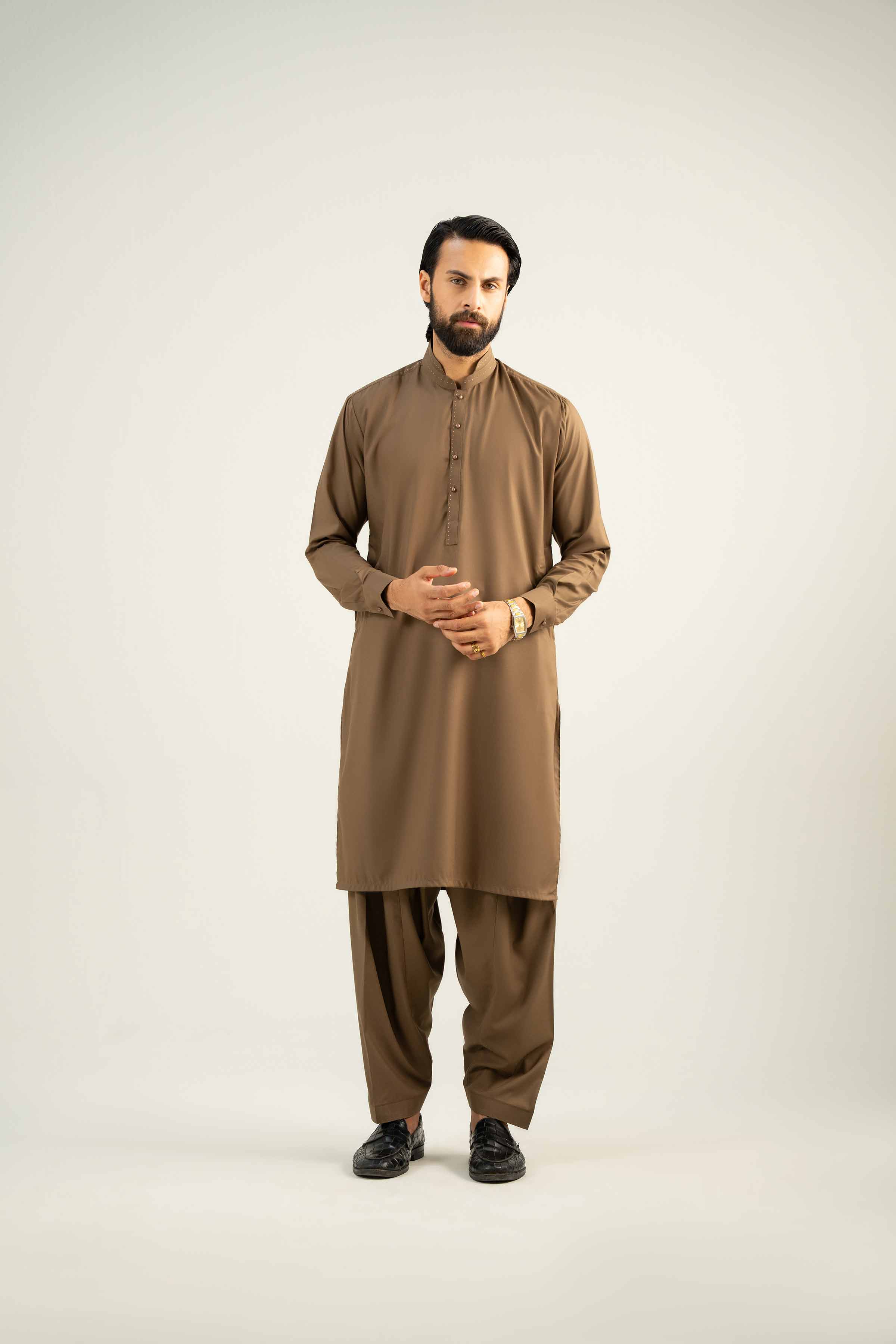 2 Piece - Embroidered Suit - NMST-SM25-6