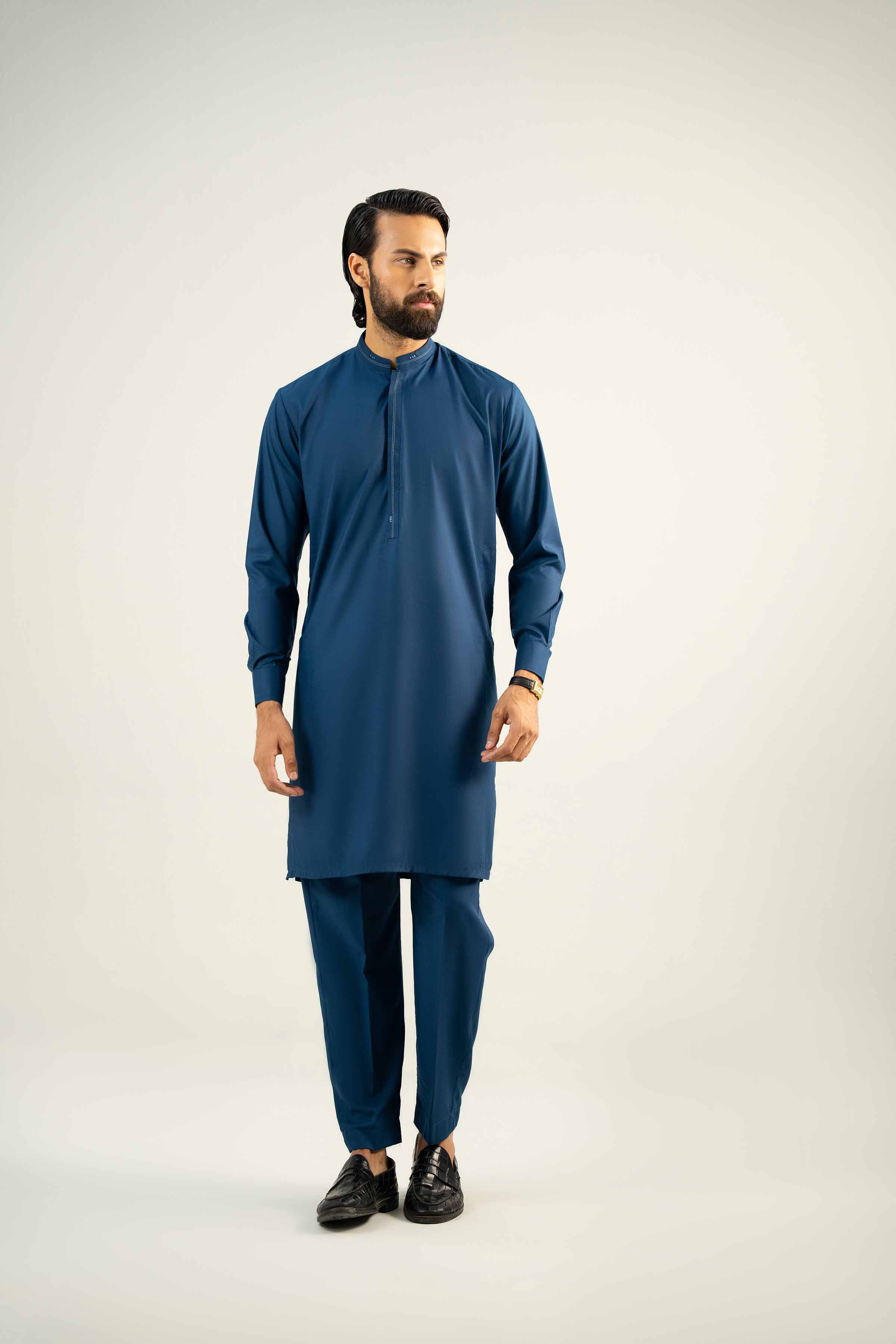 2 Piece - Embroidered Suit - NMST-SM25-7