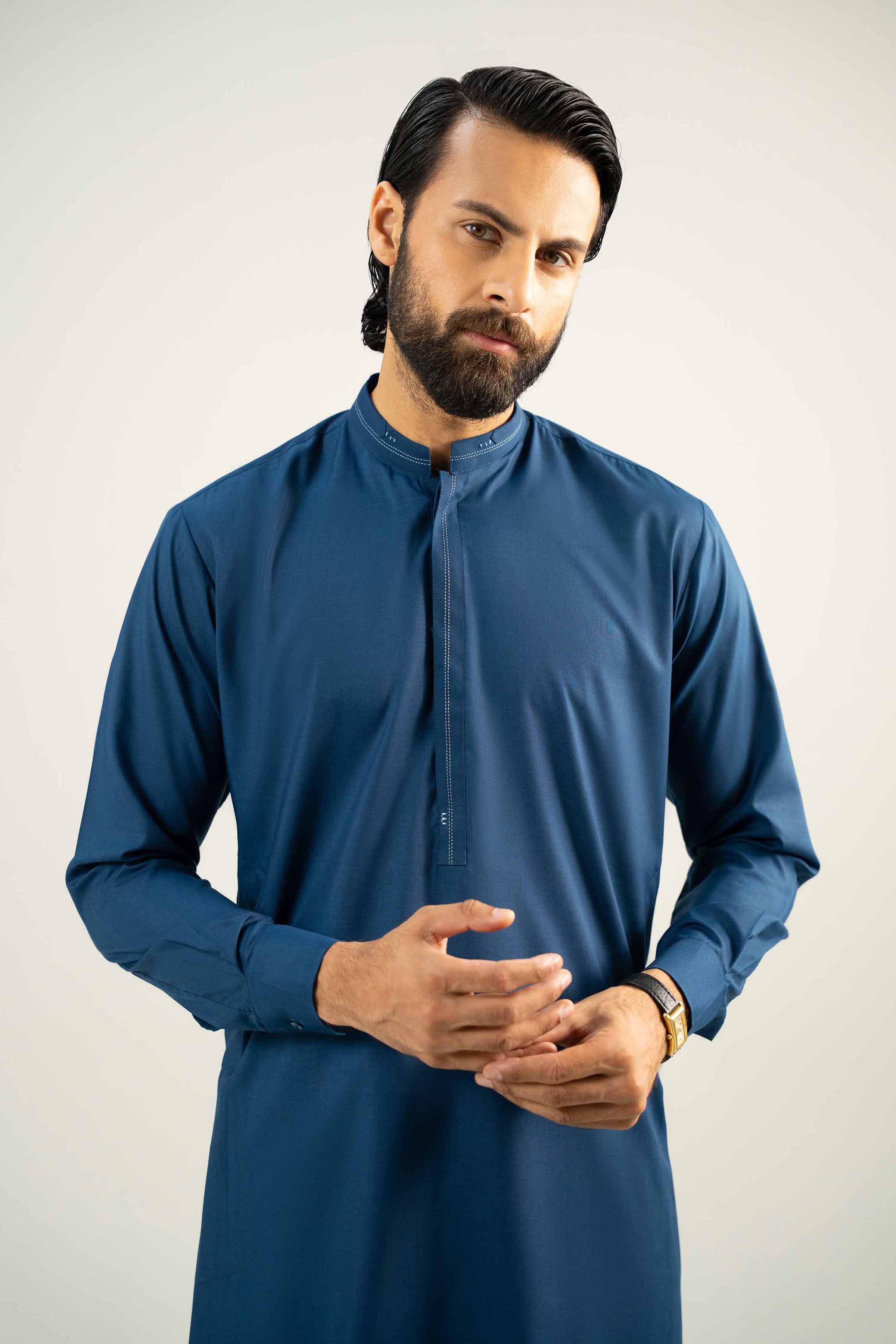 2 Piece - Embroidered Suit - NMST-SM25-7