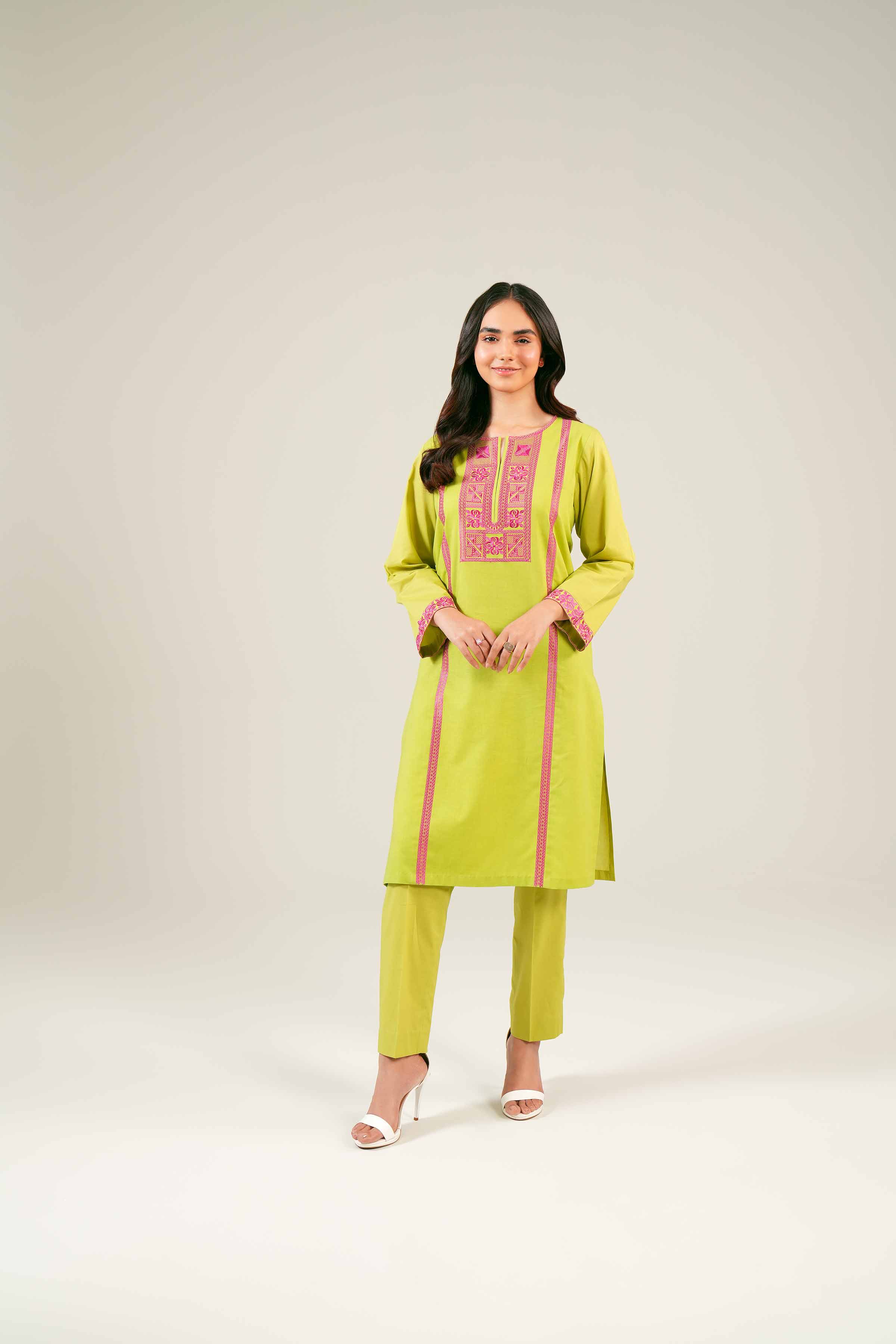2 Piece - Embroidered Suit - PE24-138