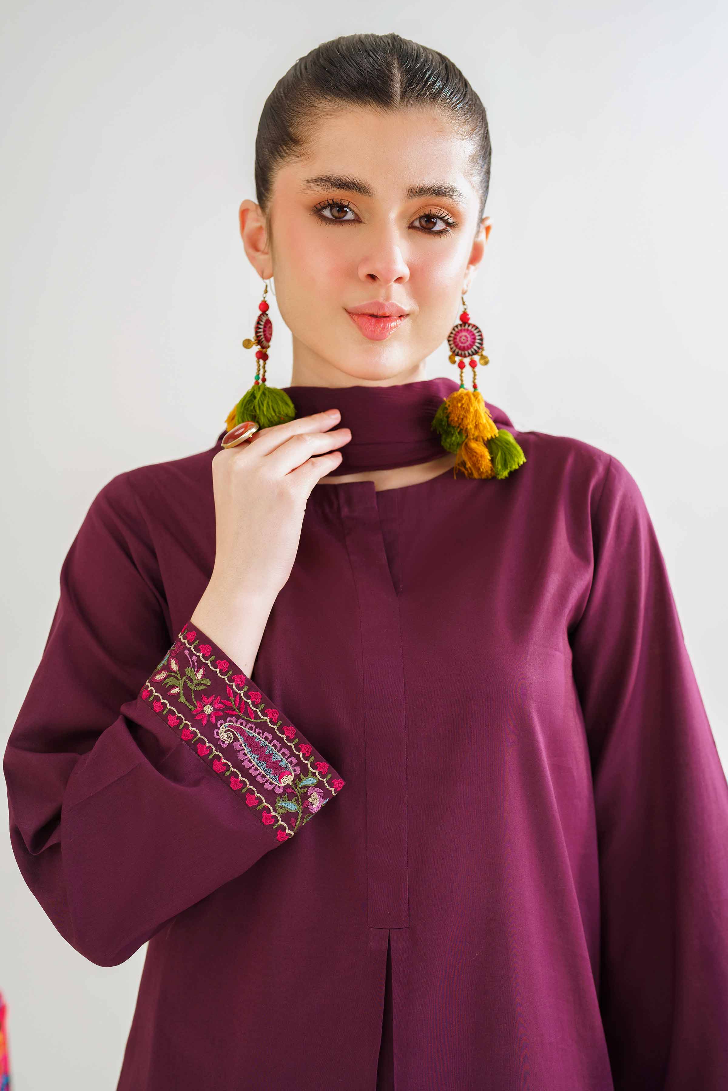 3 Piece - Embroidered Suit - PE24-144