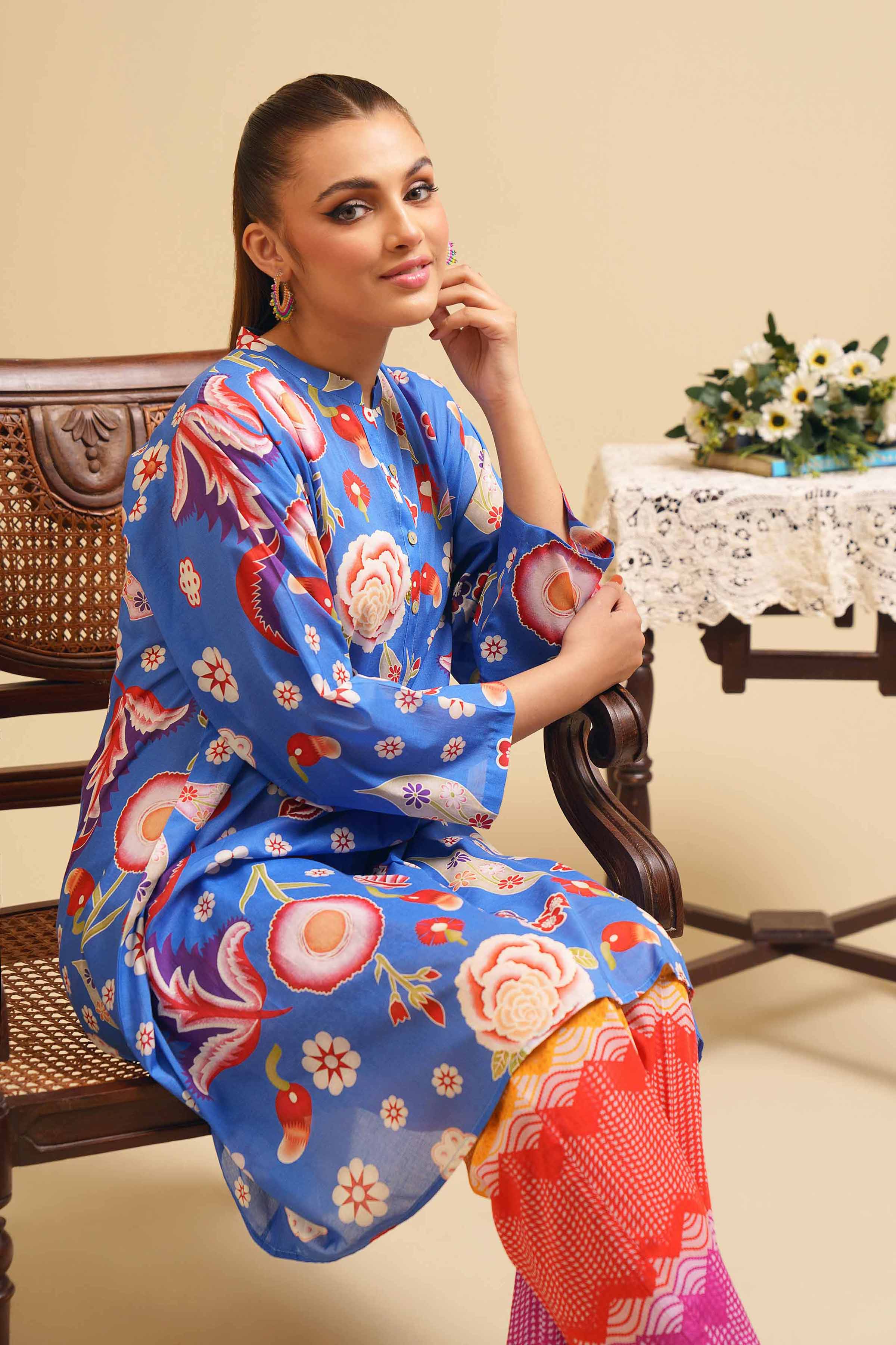 2 Piece - Printed Suit - PE24-222