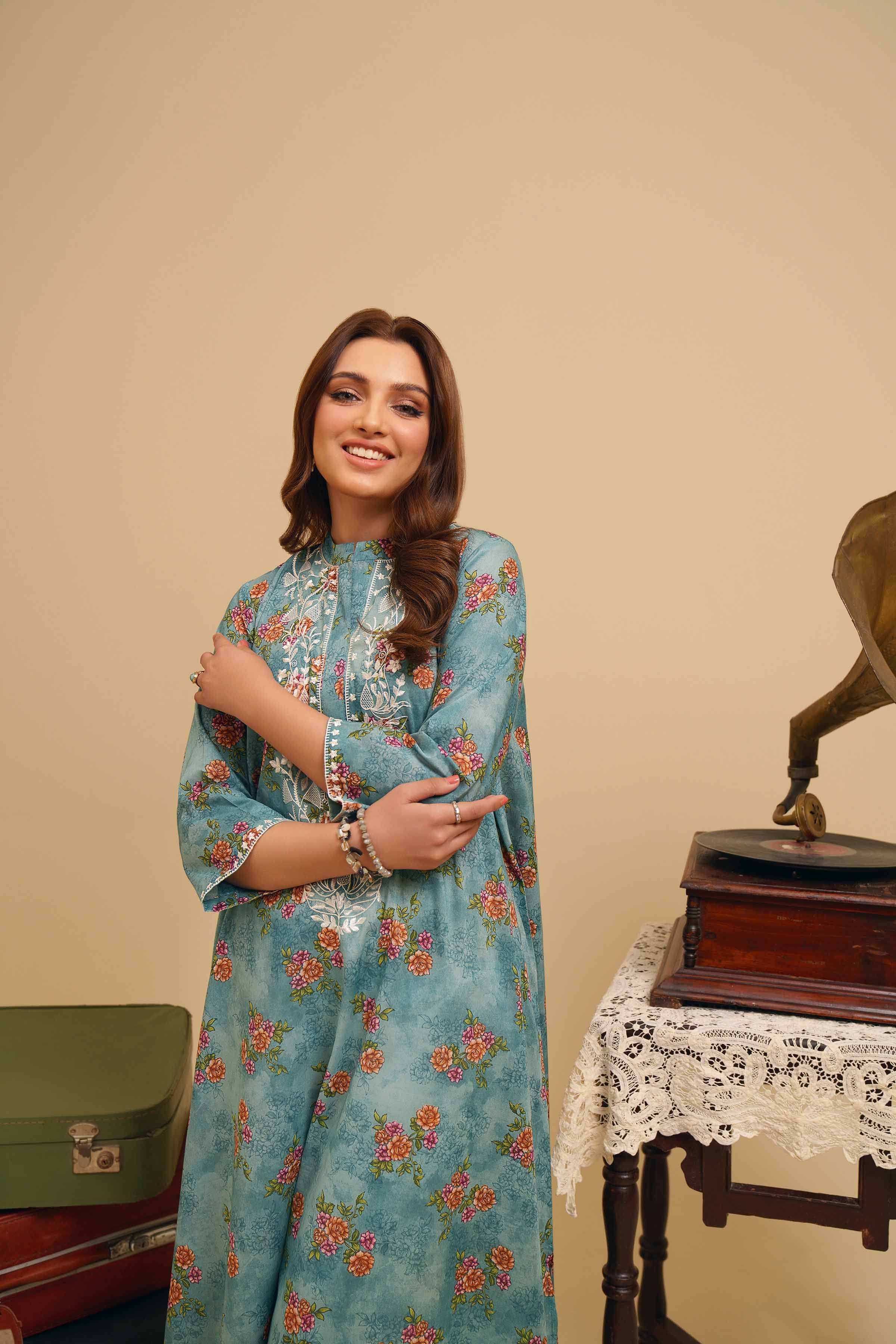 Printed embroidered Shirt - PE24-232