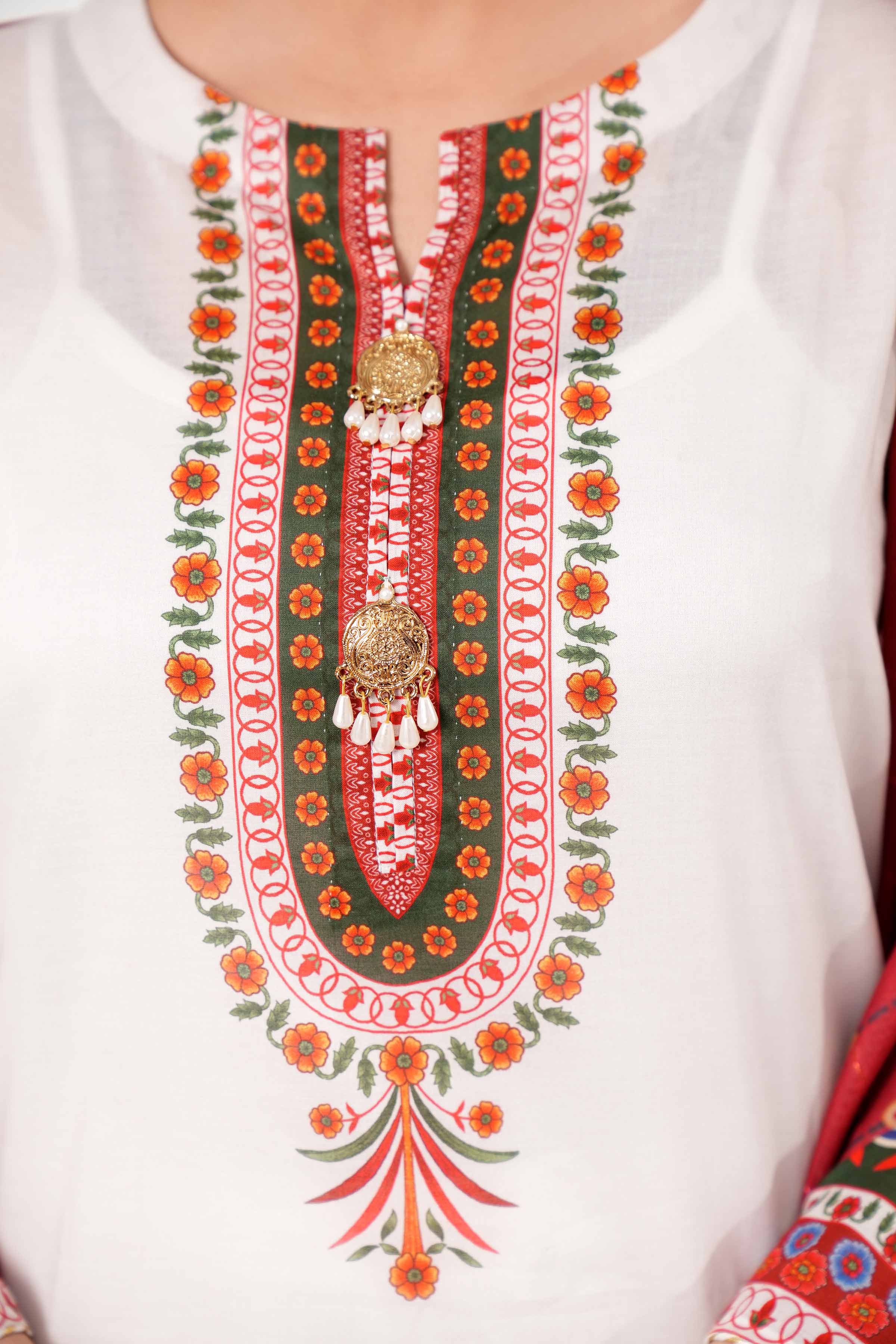 2 Piece - Printed Suit - PE24-243
