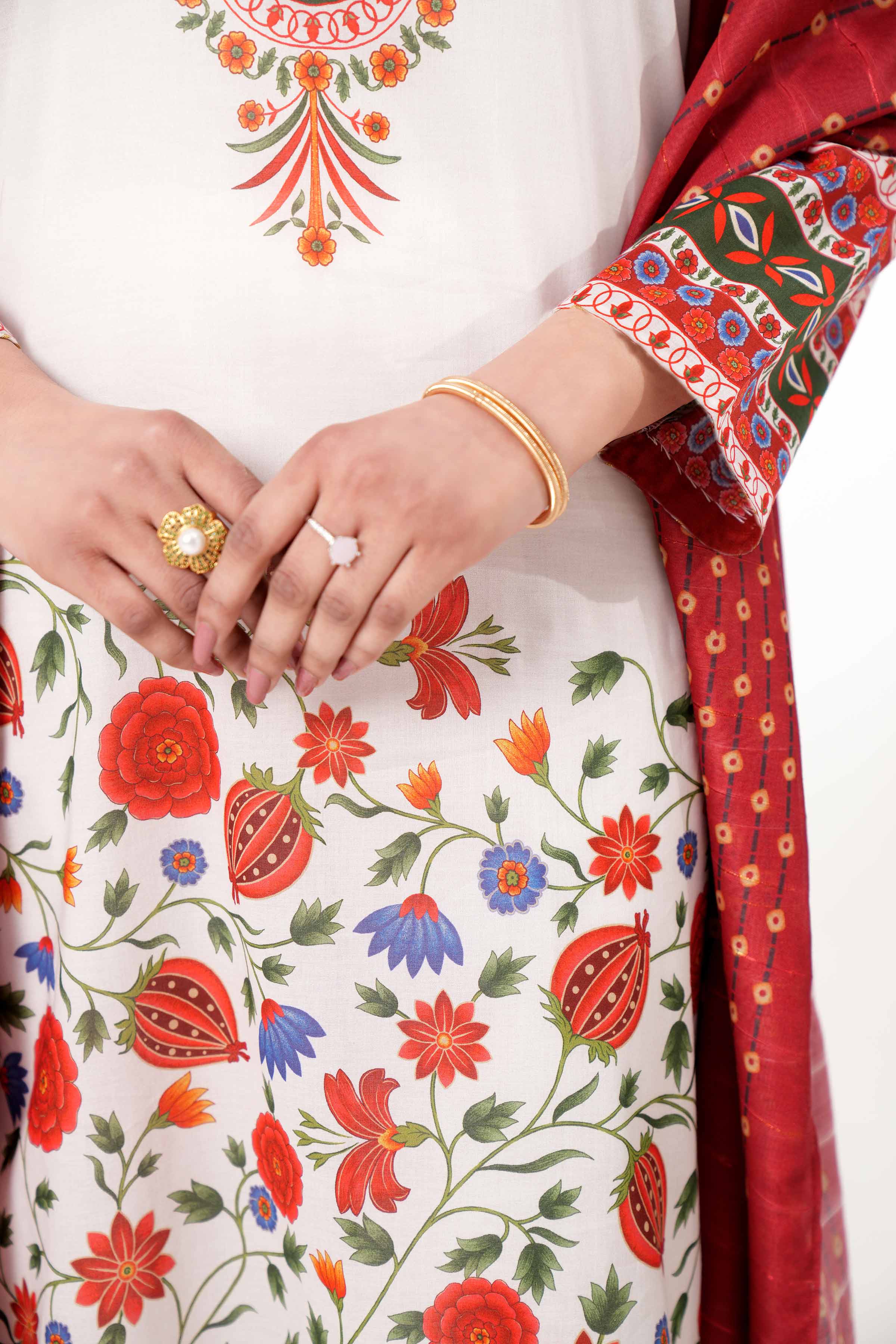 2 Piece - Printed Suit - PE24-243