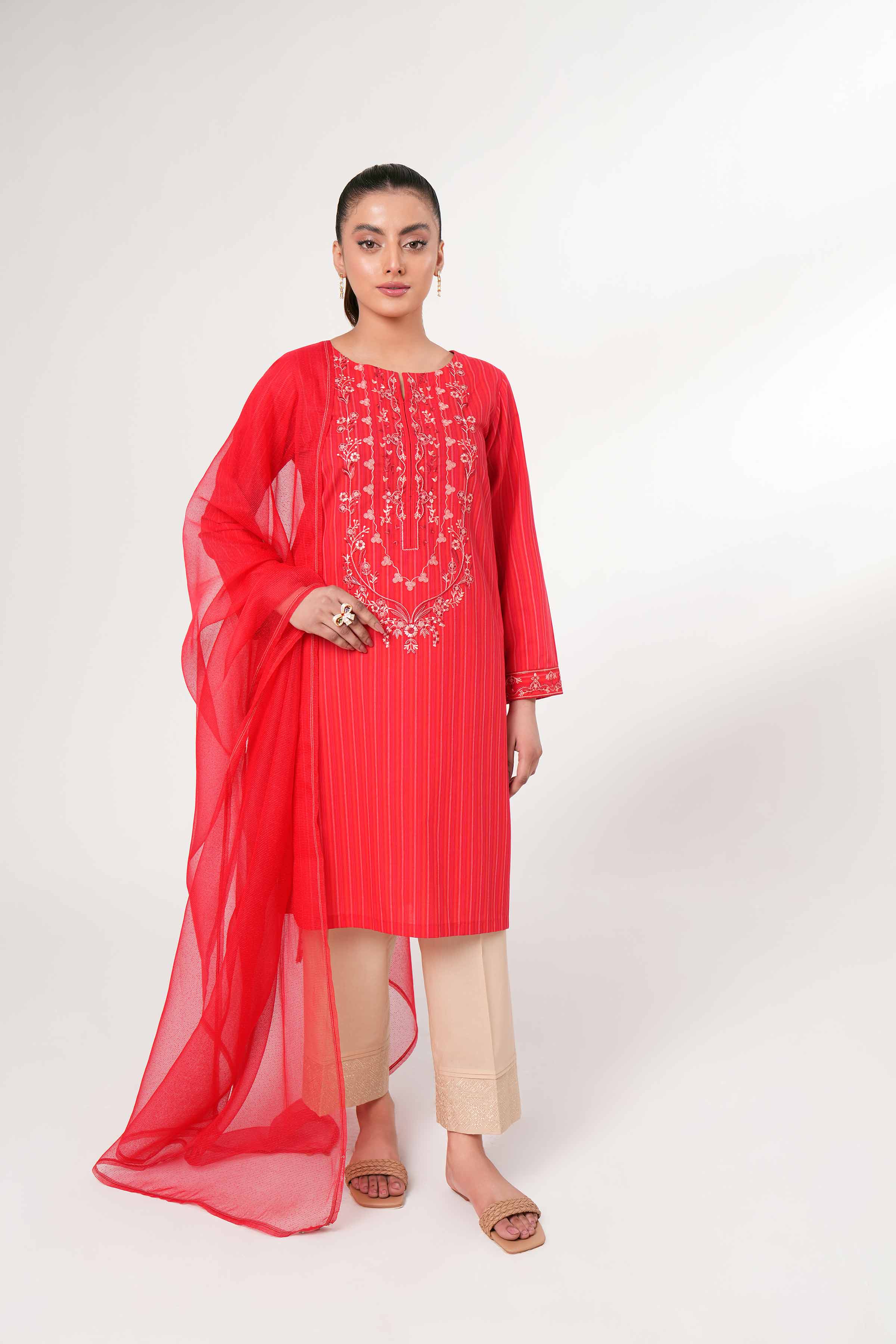 2 Piece - Embroidered Suit - PE24-26