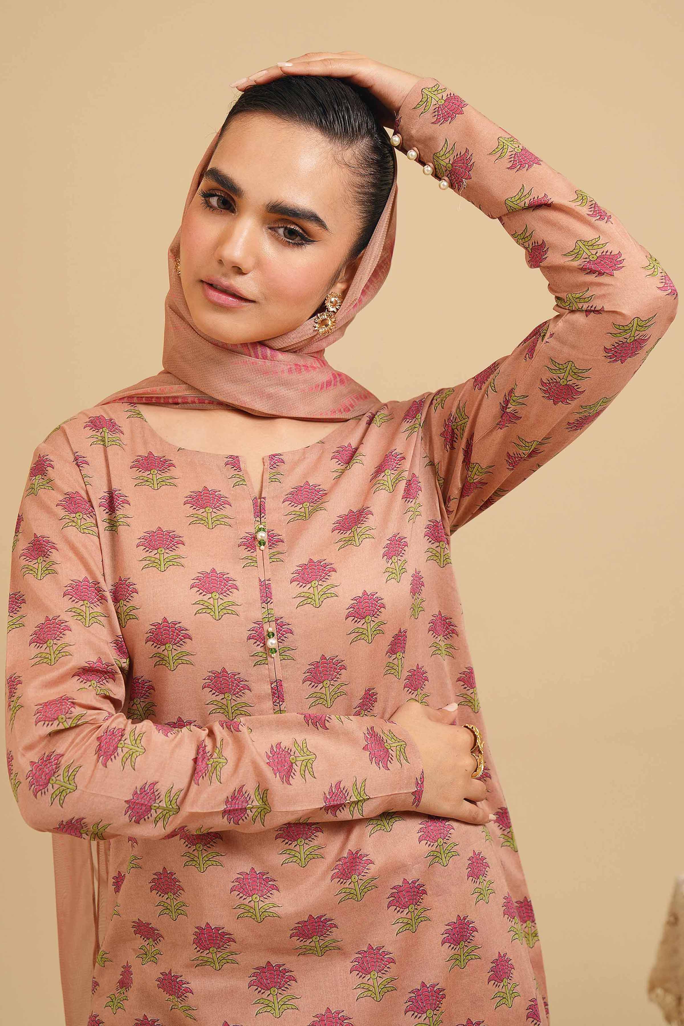 3 Piece - Printed Suit - PE24-272