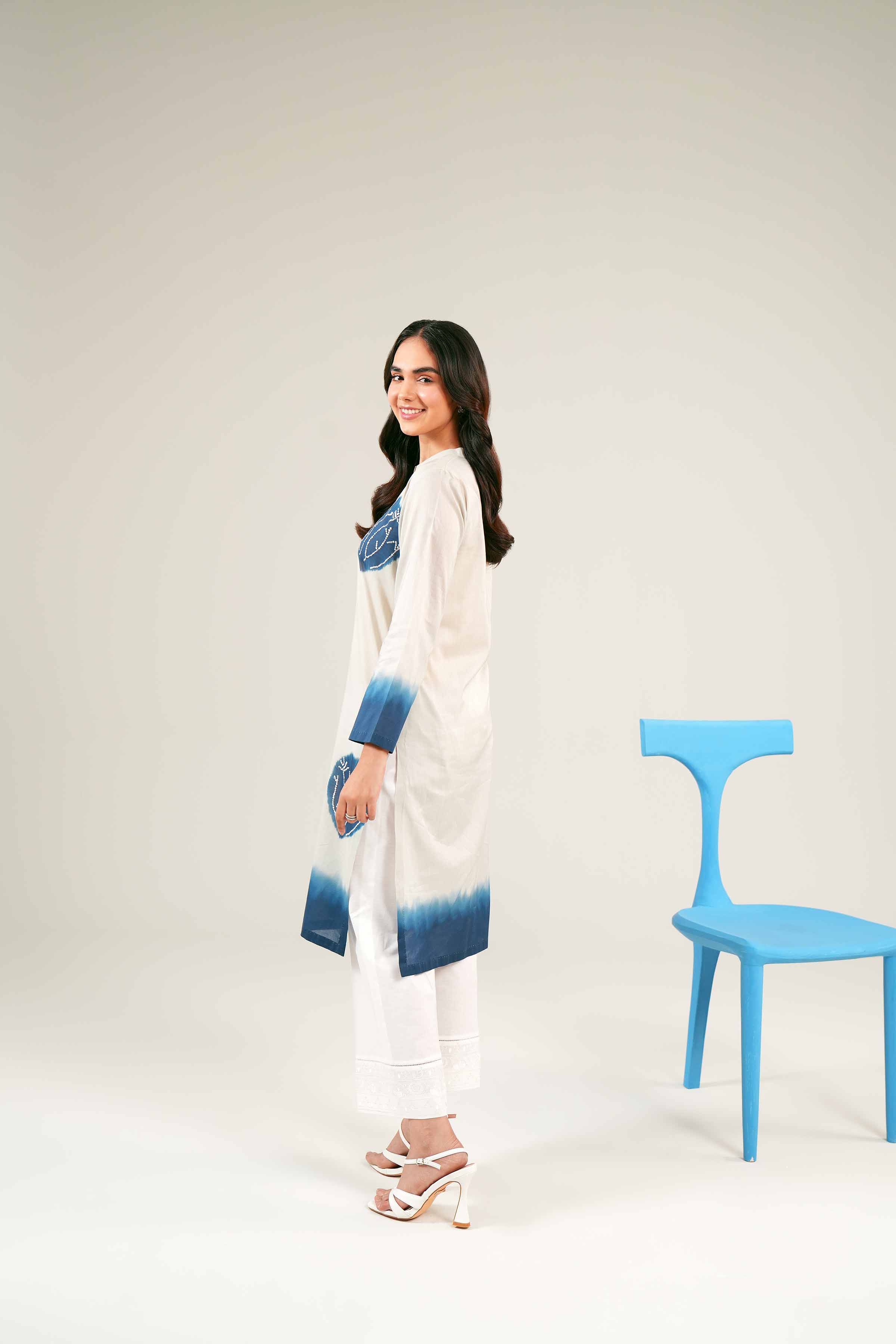 Printed Embroidered Shirt - PE24-274