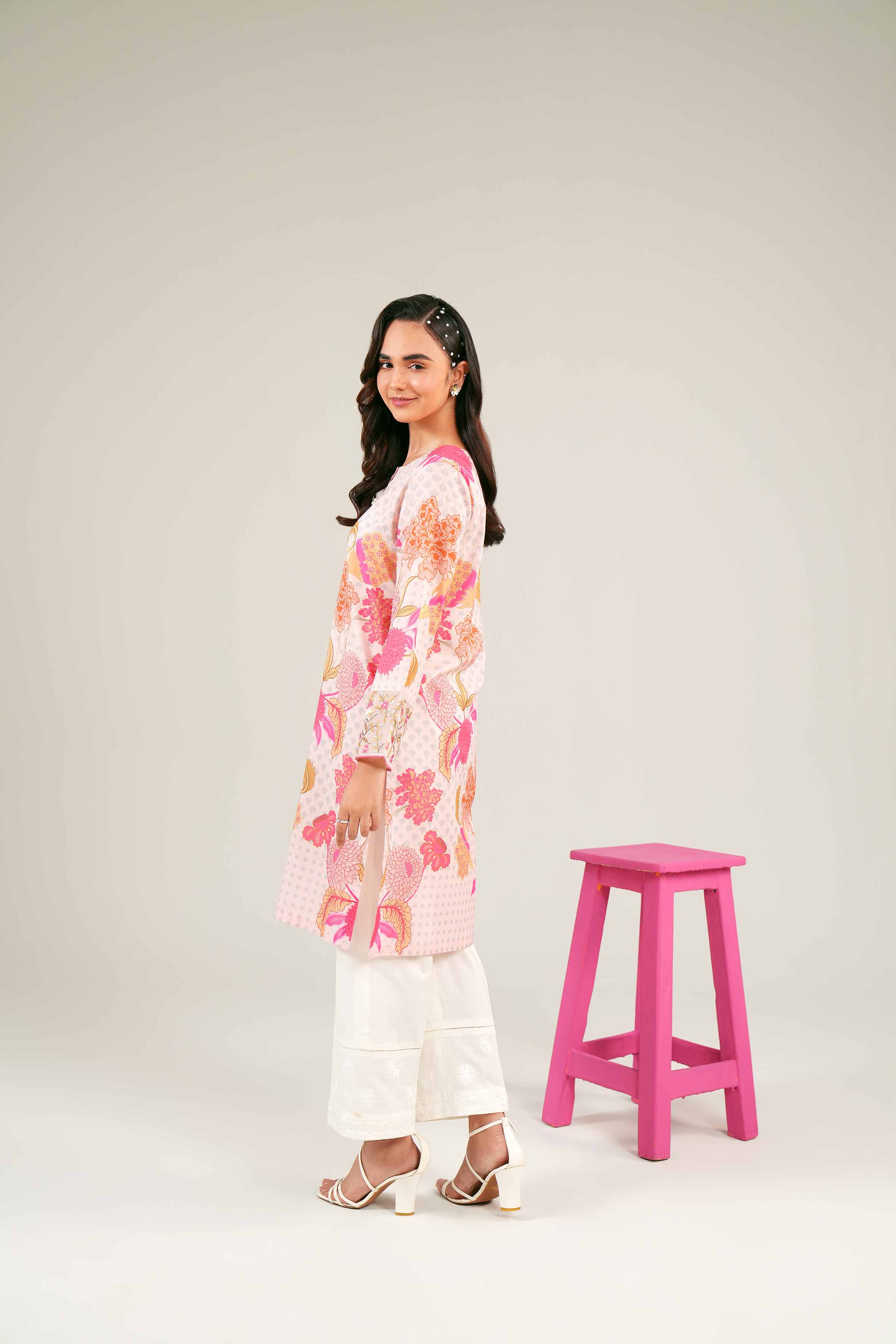 Printed Embroidered Shirt - PE24-287