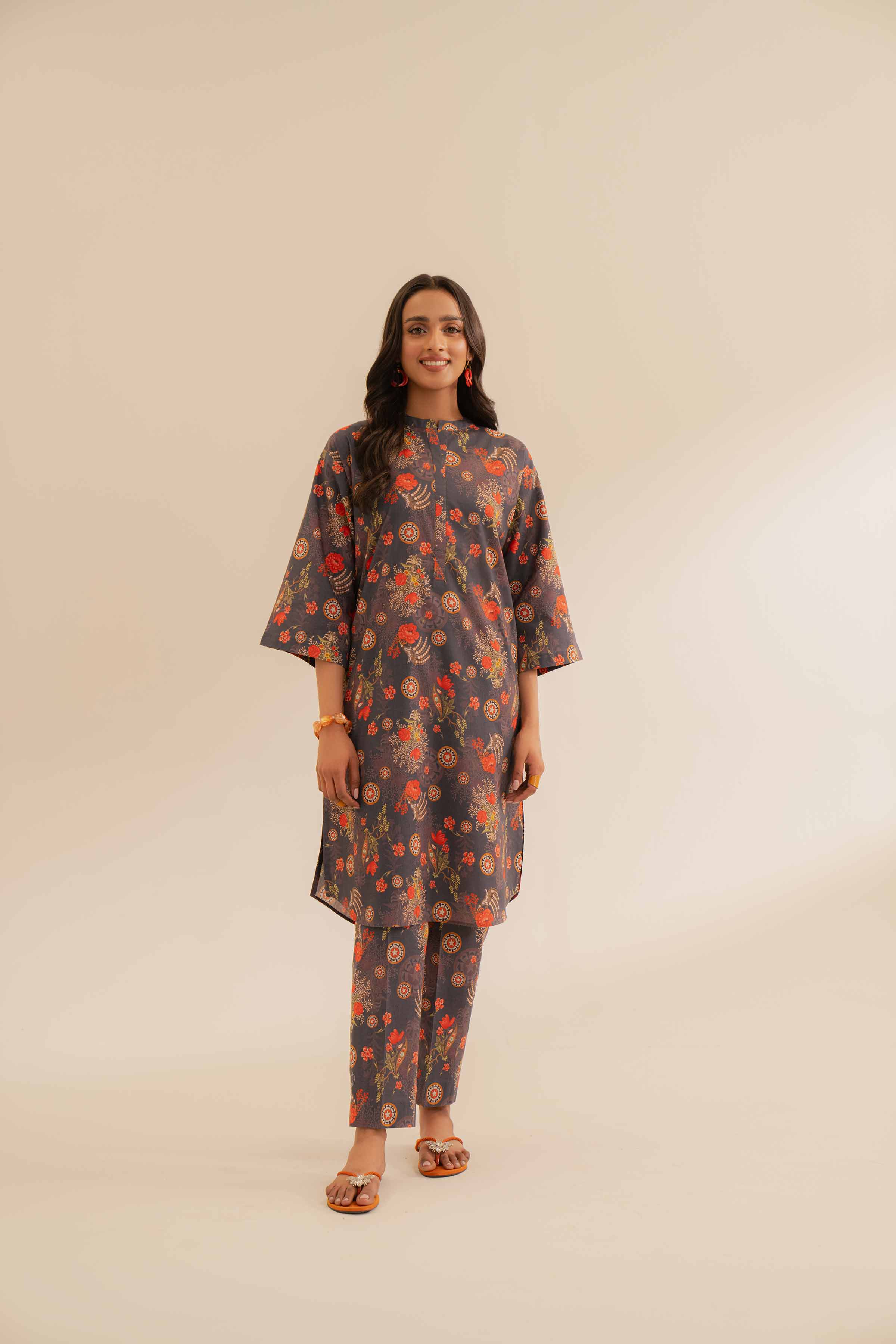 2 Piece - Printed Suit - PE24-311