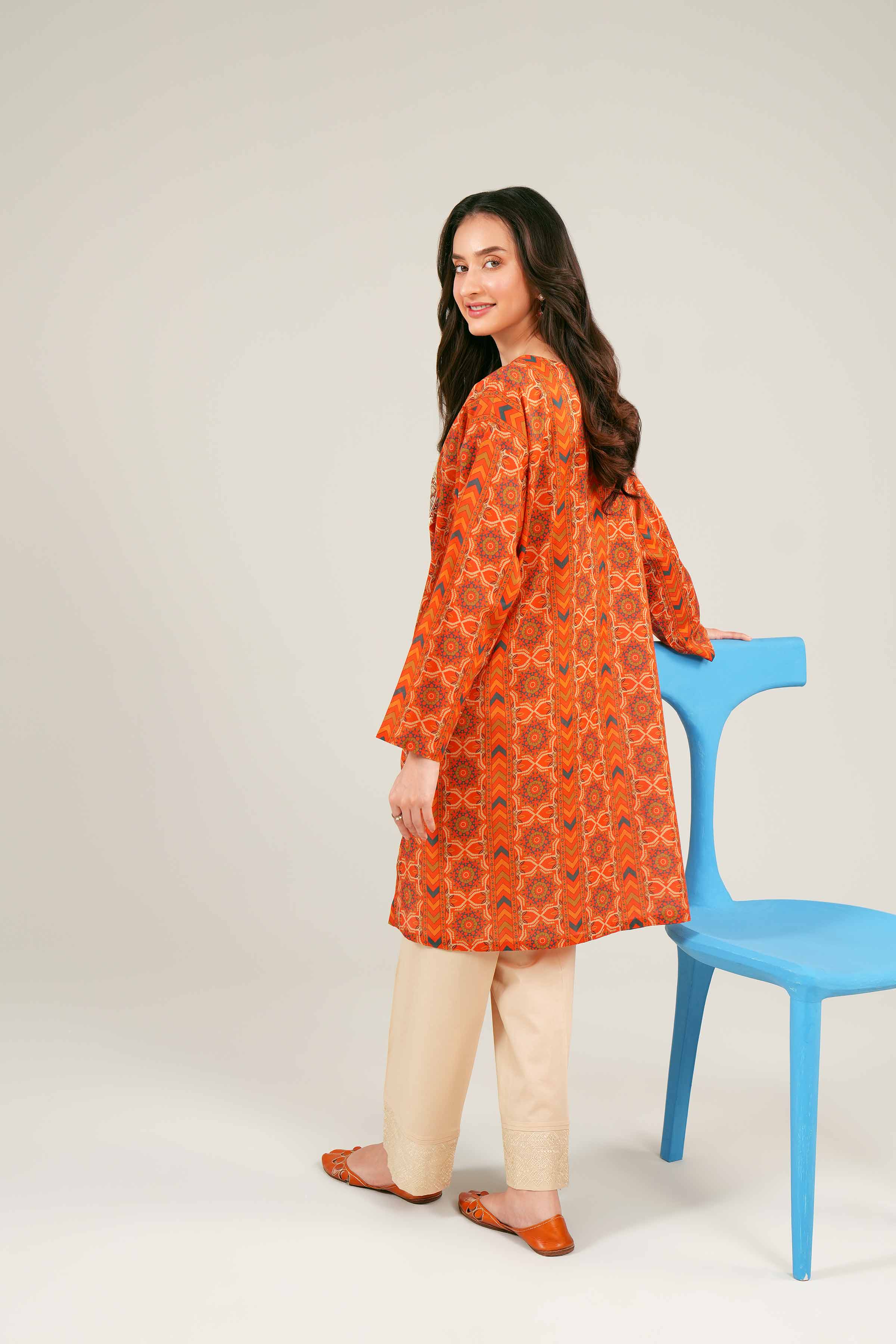 Printed Embroidered Shirt - PE24-329