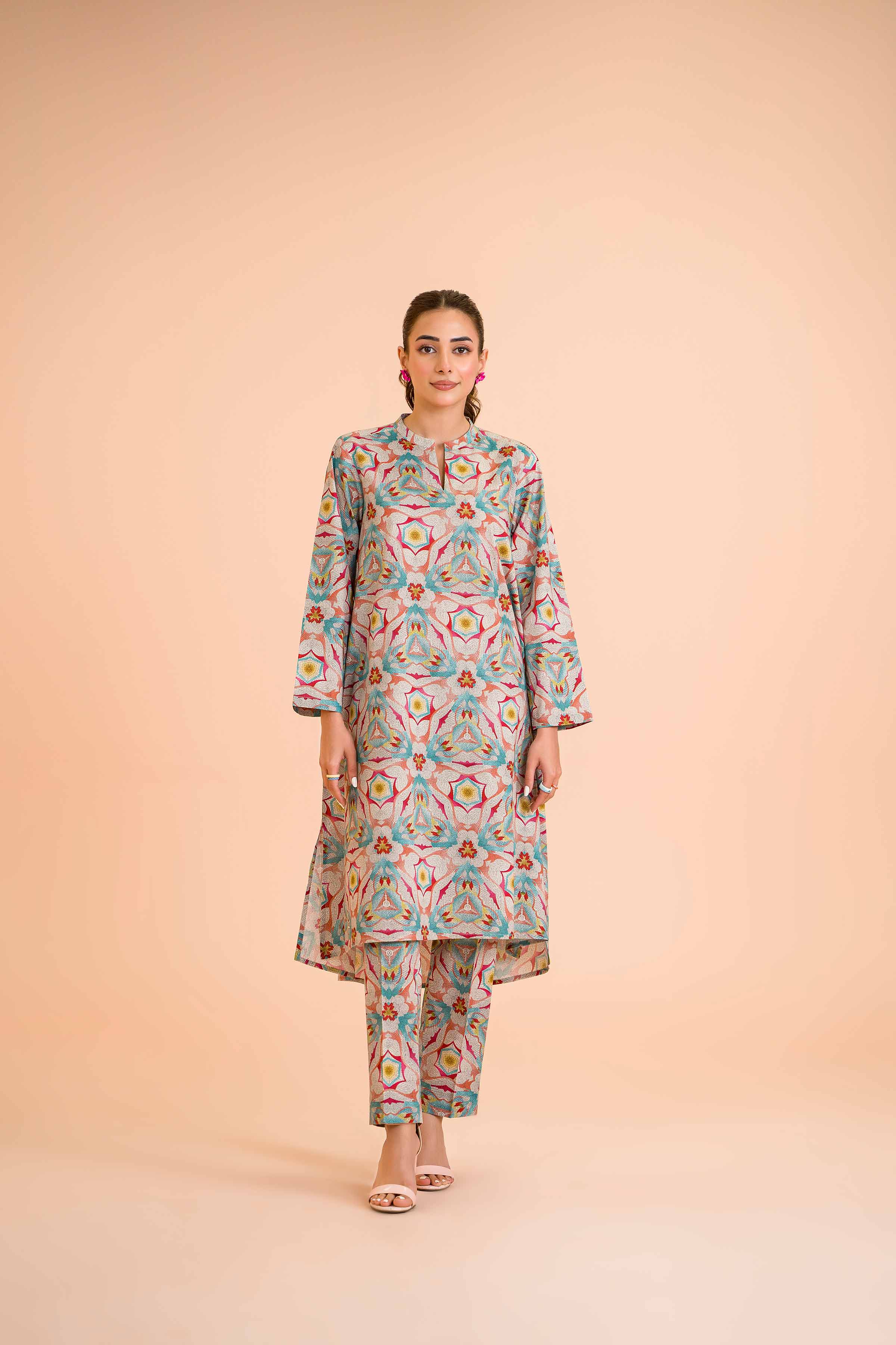 2 Piece - Printed Suit - PE24-344