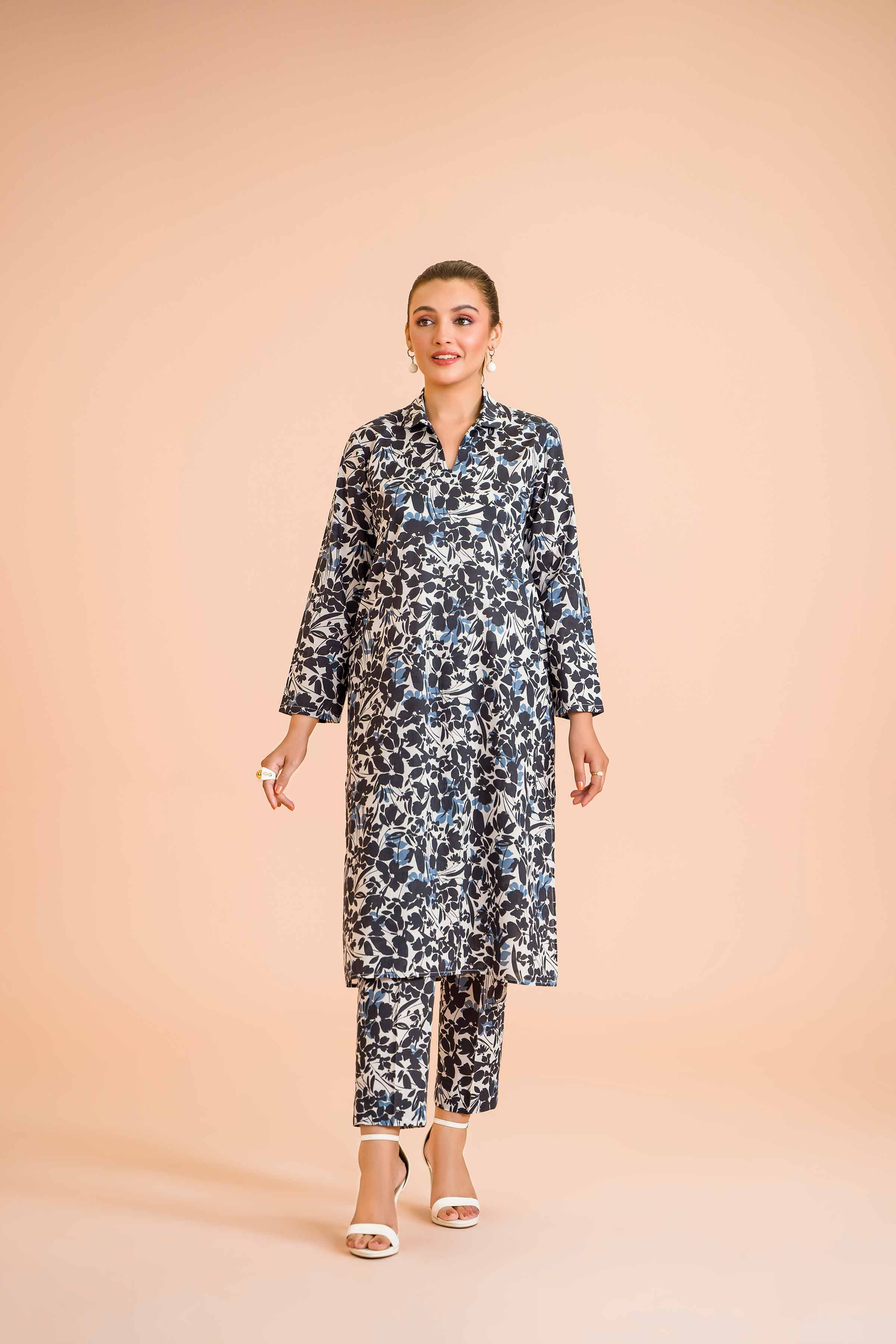 2 Piece - Printed Suit - PE24-350