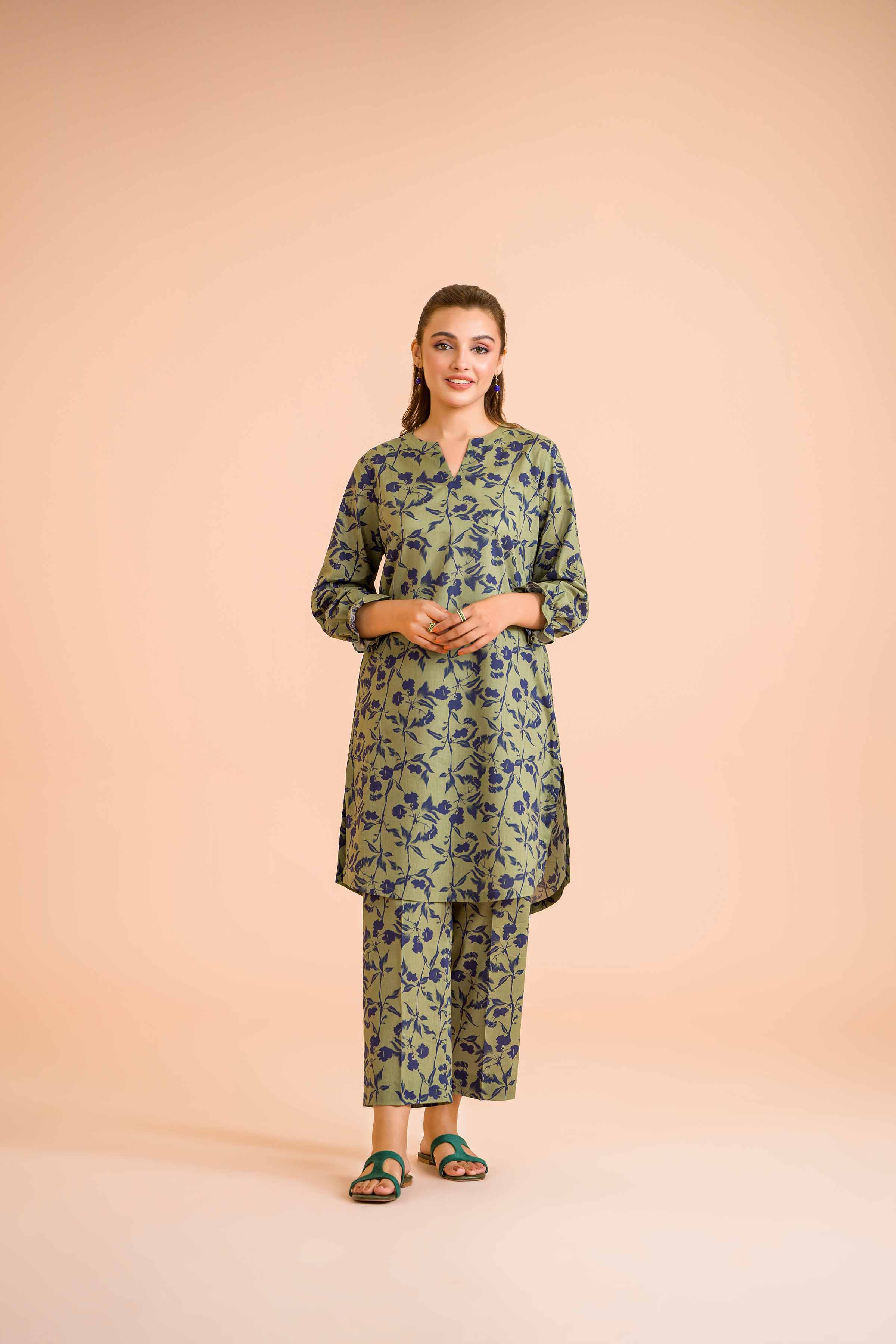 2 Piece - Printed Suit - PE24-352