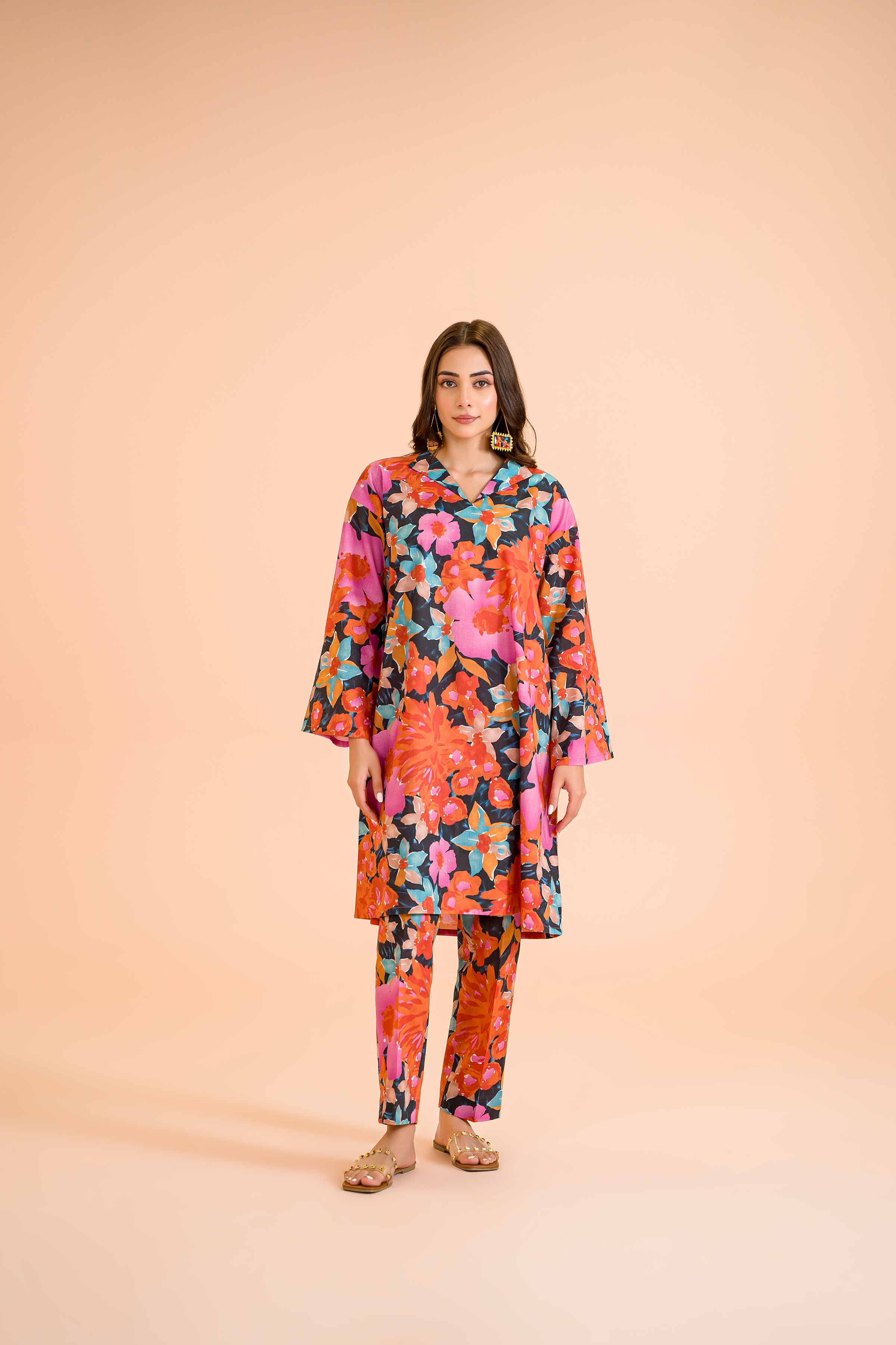 2 Piece - Printed Suit - PE24-355