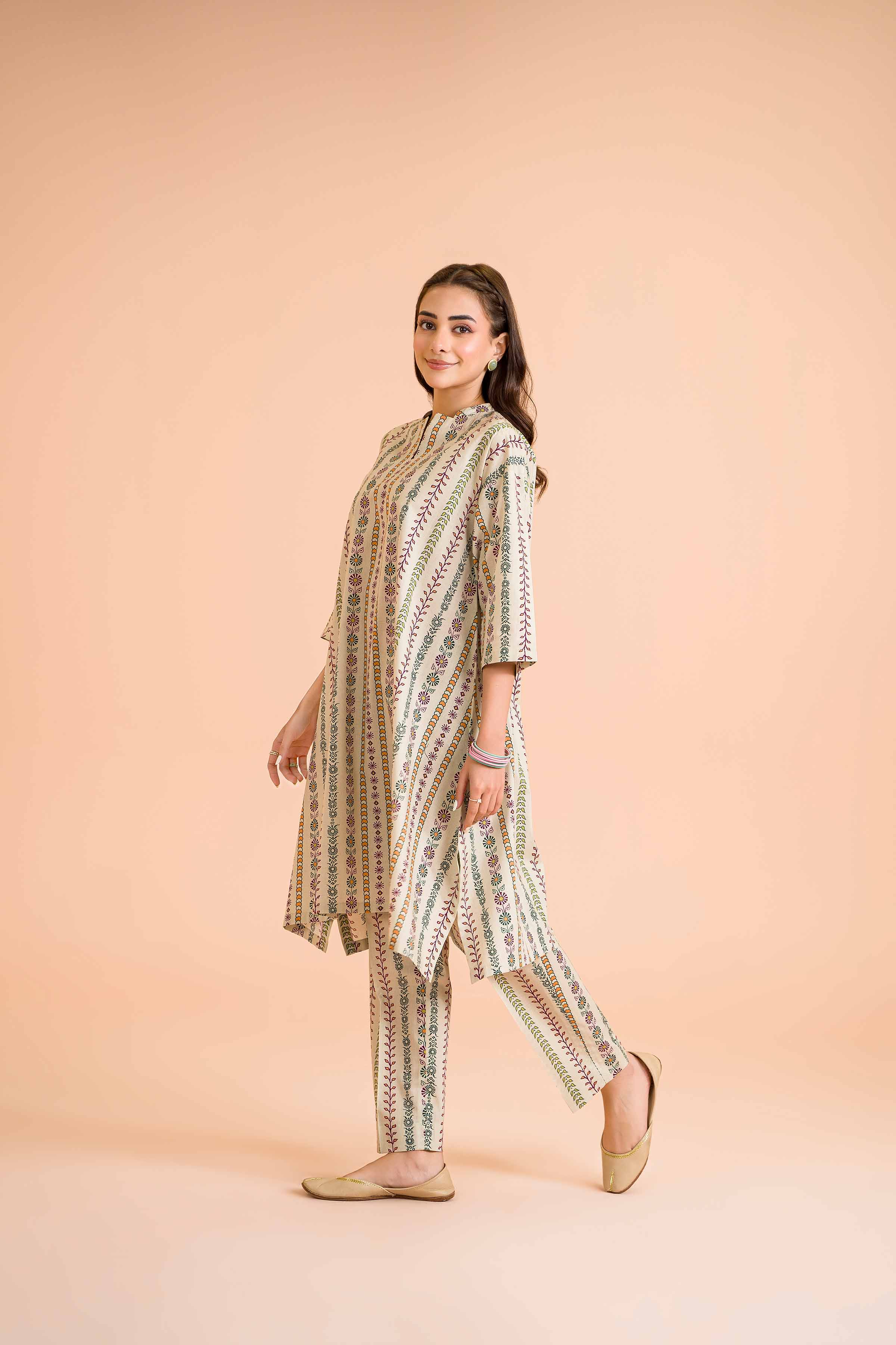 2 Piece - Printed Suit - PE24-356