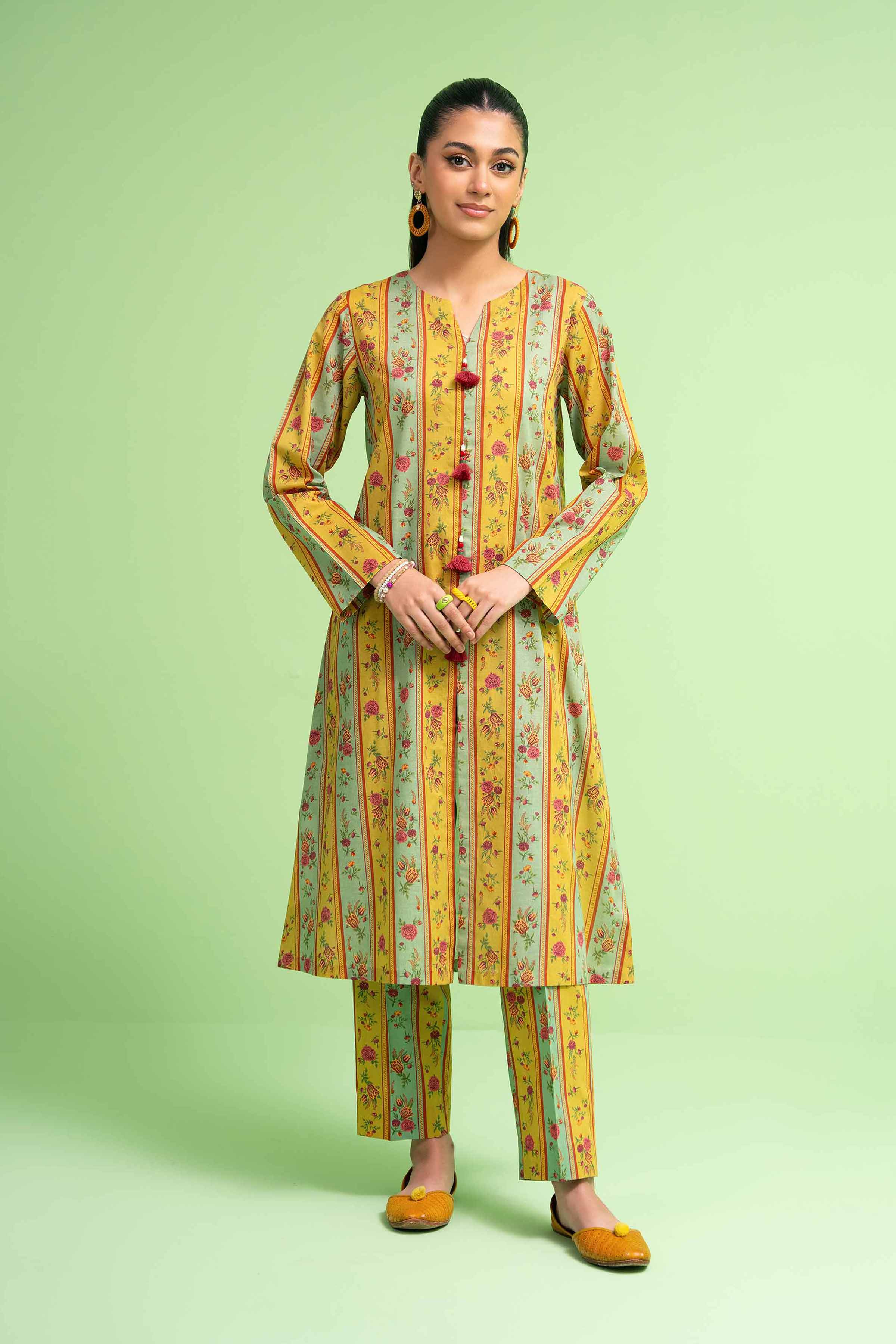 2 Piece - Printed Suit - PE24-366
