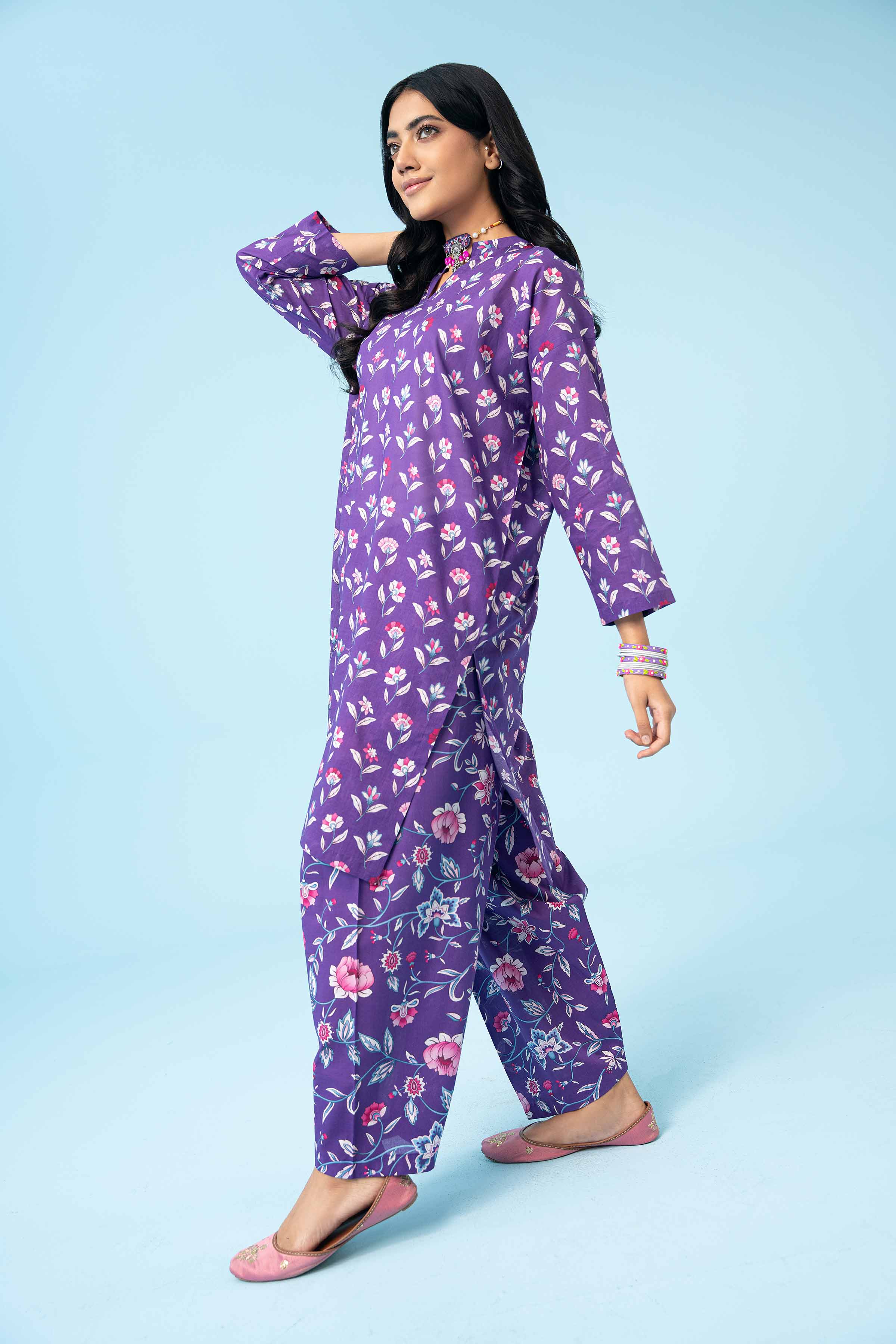 2 Piece - Printed Suit - PE24-380