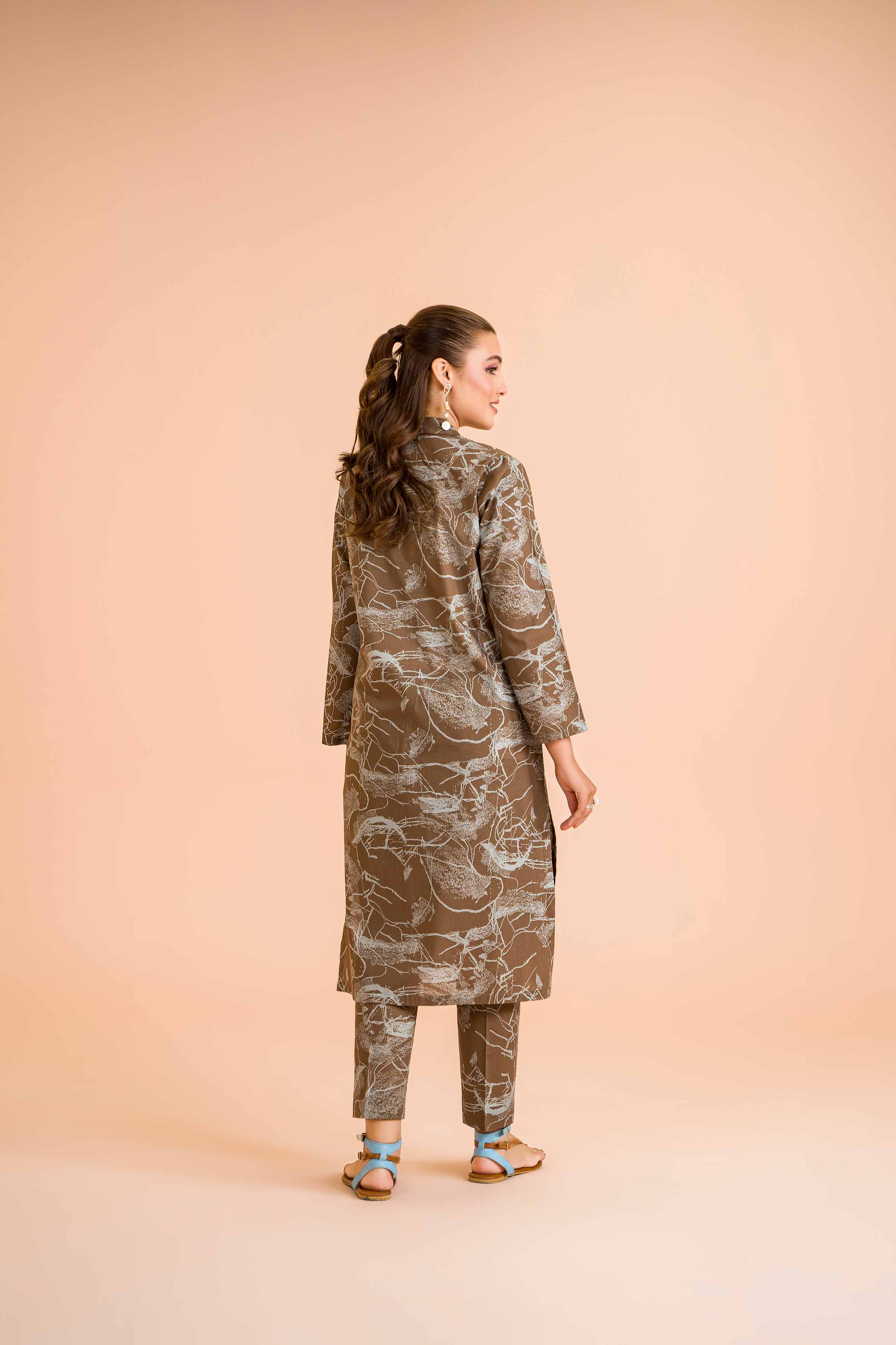 2 Piece - Printed Suit - PE24-401