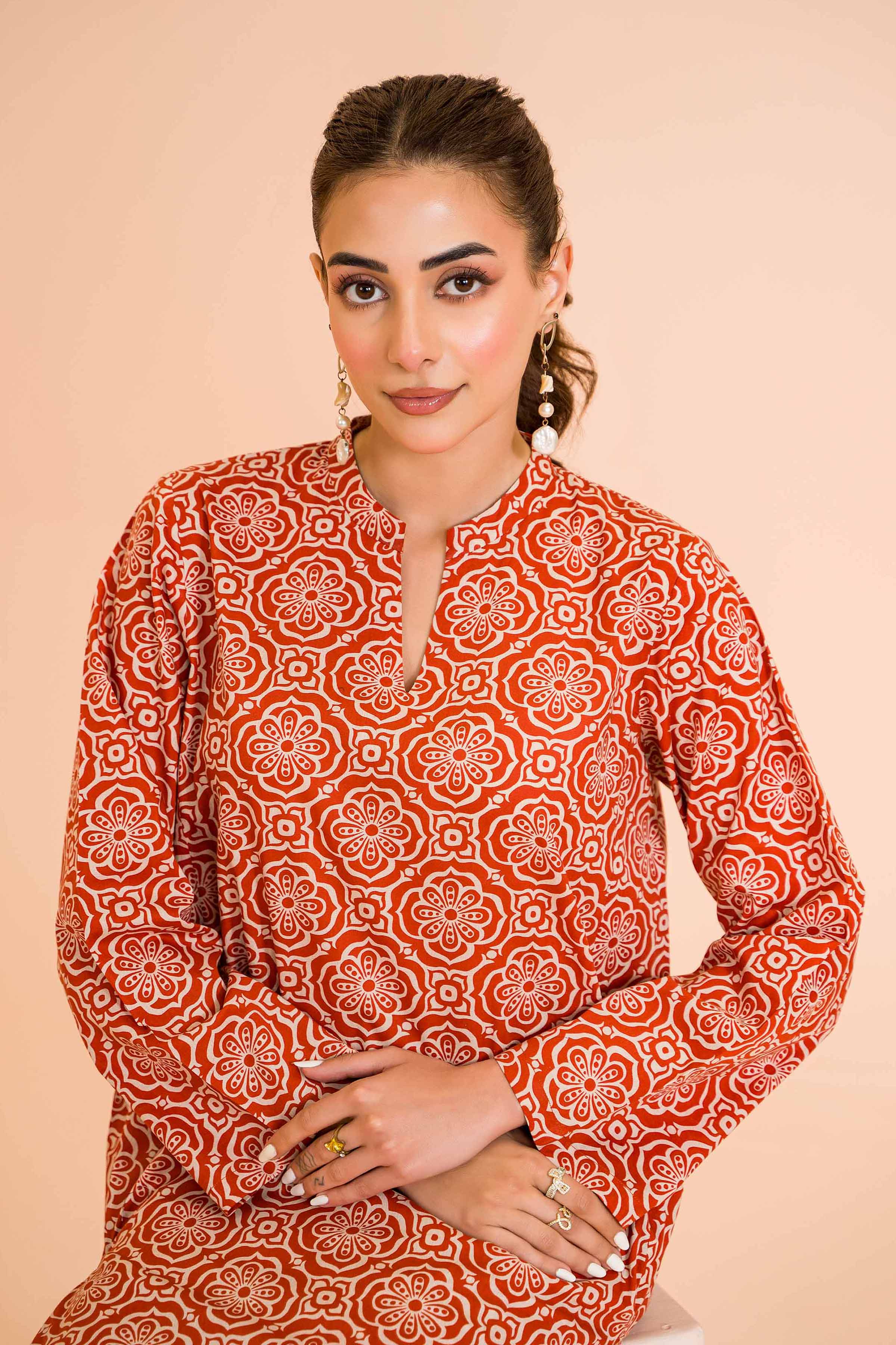 2 Piece - Printed Suit - PE24-421