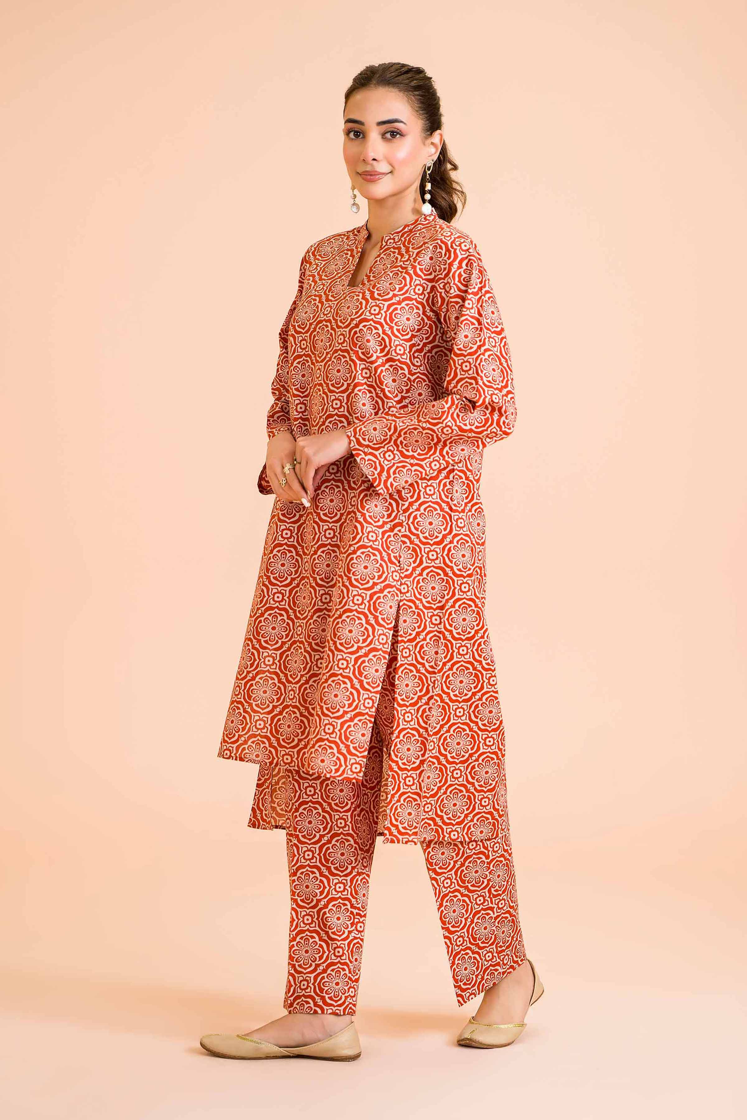 2 Piece - Printed Suit - PE24-421
