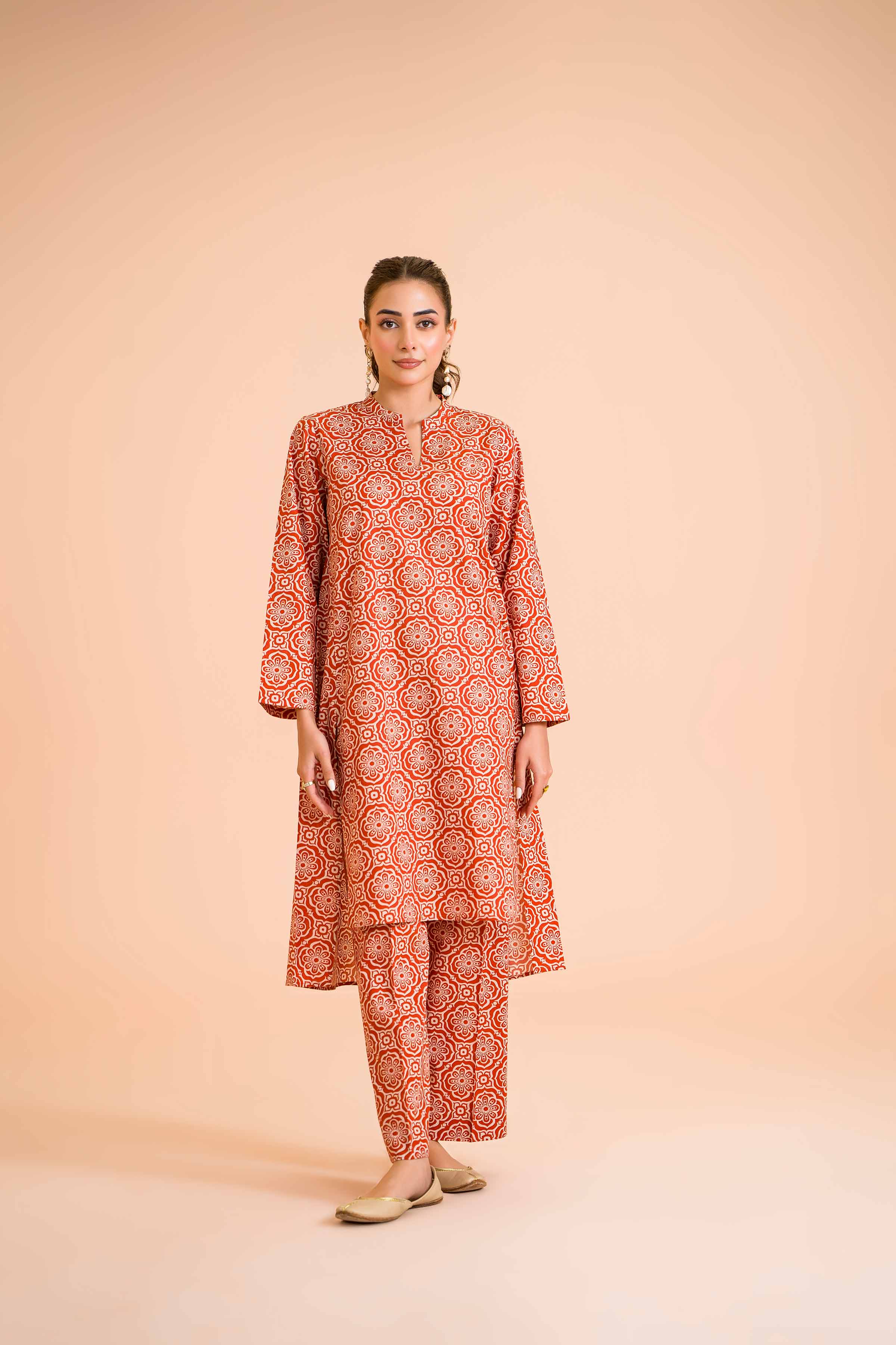 2 Piece - Printed Suit - PE24-421