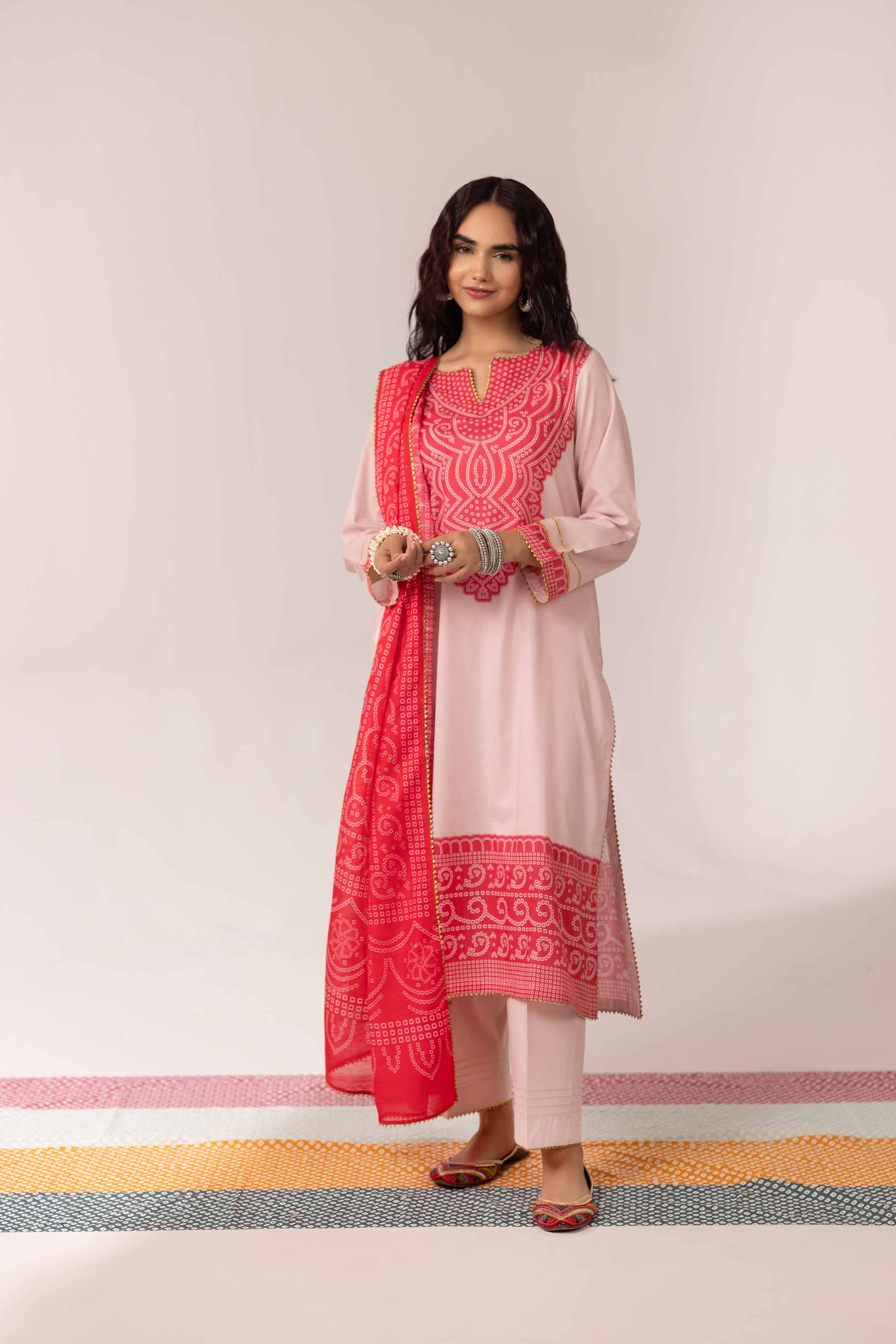 3 Piece - Printed Suit - PE25-101