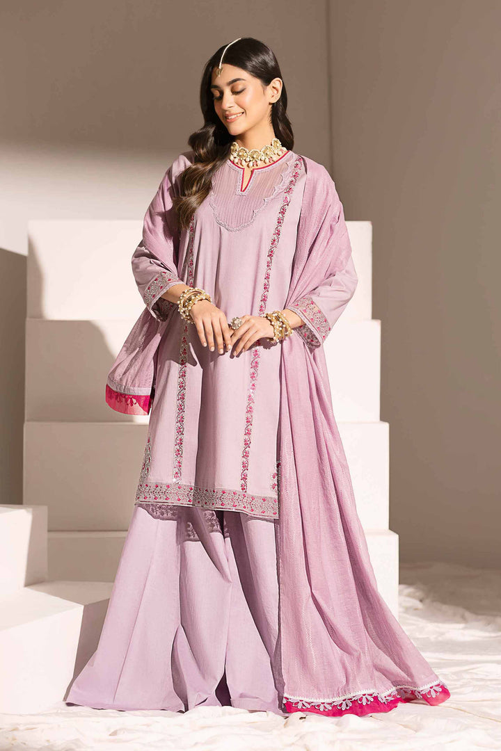 3 Piece - Embroidered Suit - PE25-125 for Women - Pret Collection | Nishat | Shop Online