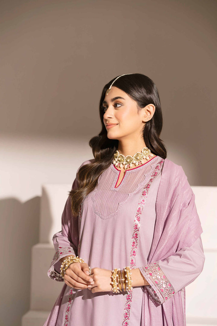 3 Piece - Embroidered Suit - PE25-125 for Women - Pret Collection | Nishat | Shop Online