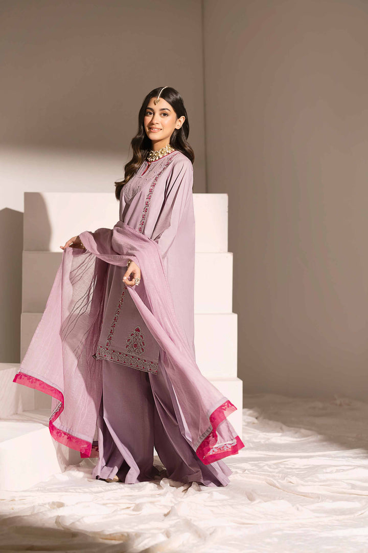3 Piece - Embroidered Suit - PE25-125 for Women - Pret Collection | Nishat | Shop Online