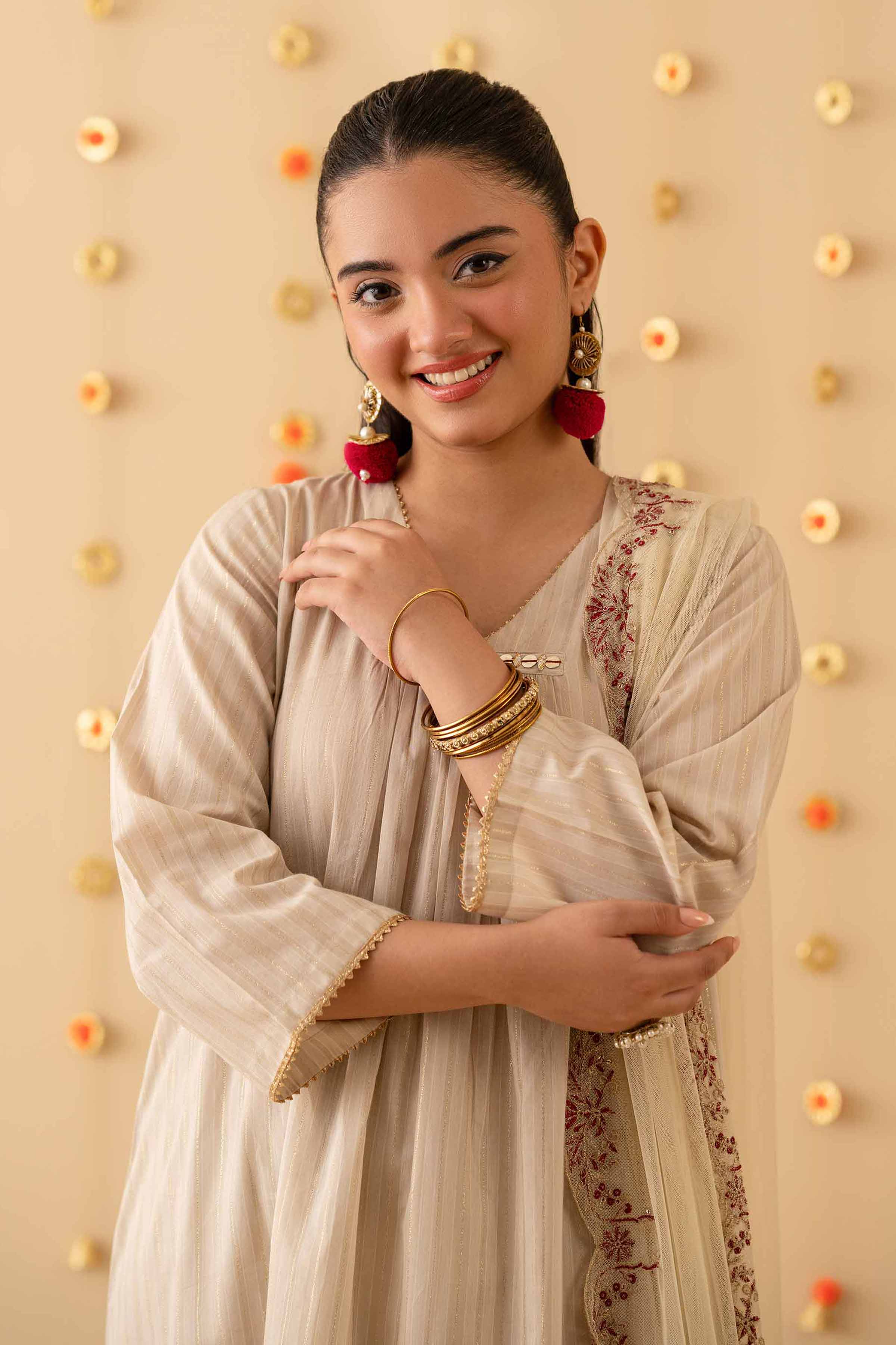 3 Piece - Embroidered Suit - PE25-135 For Women - Pret Collection | Nishat | Shop Online