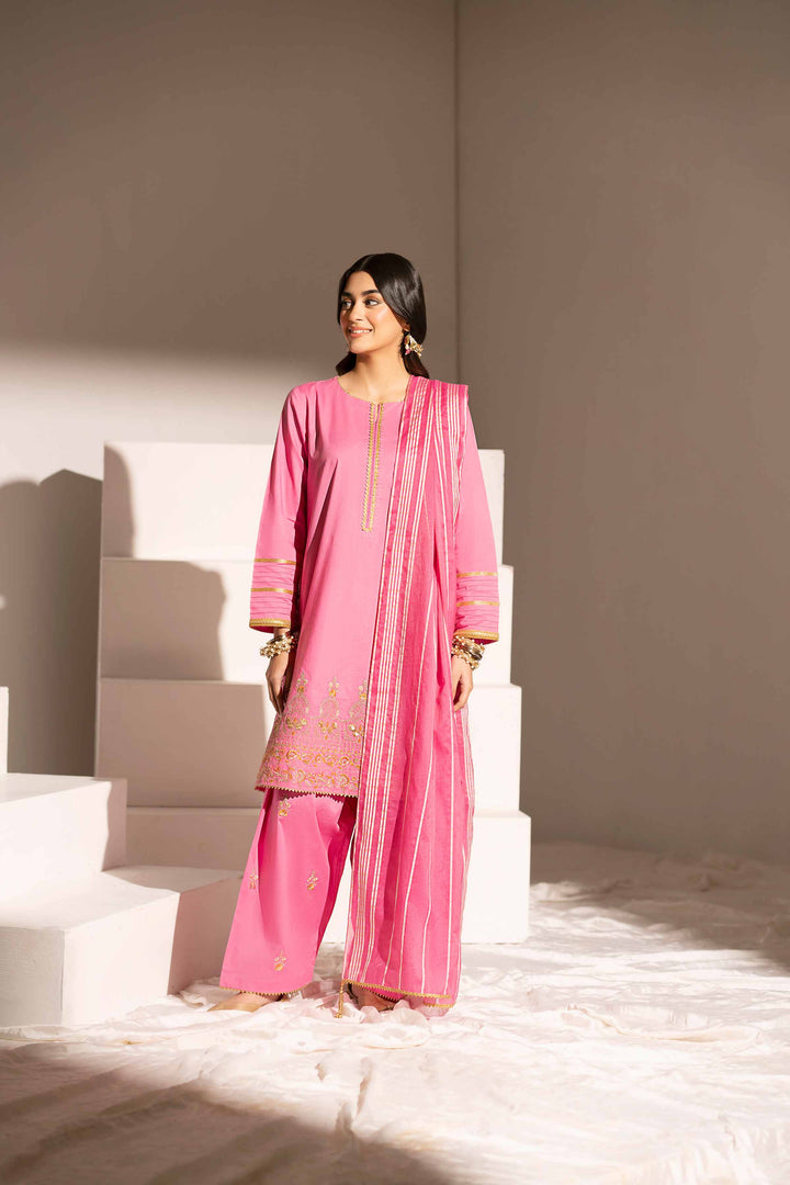 3 Piece - Embroidered Suit - PE25-156 for Women - Pret Collection | Nishat | Shop Online
