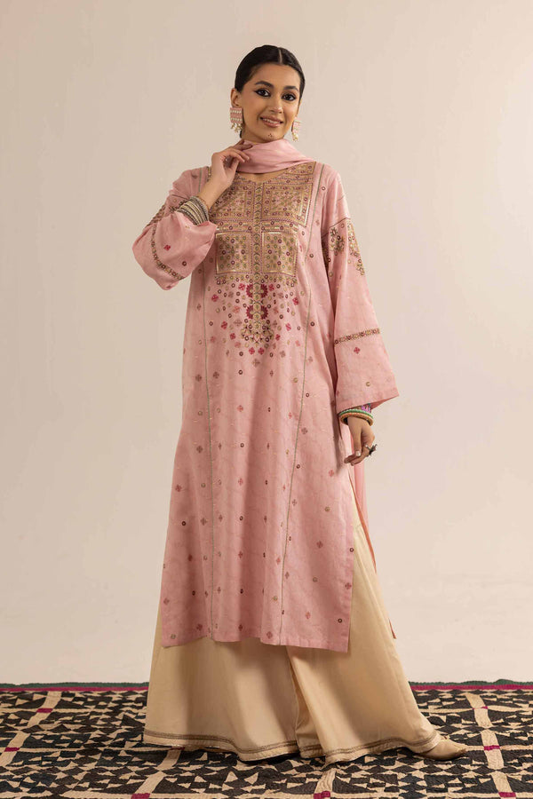 2 Piece - Embroidered Suit - PE25-157