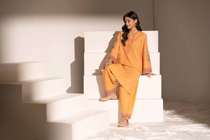 2 Piece - Embroidered Suit - PE25-158 for Women - Pret Collection | Nishat | Shop Online